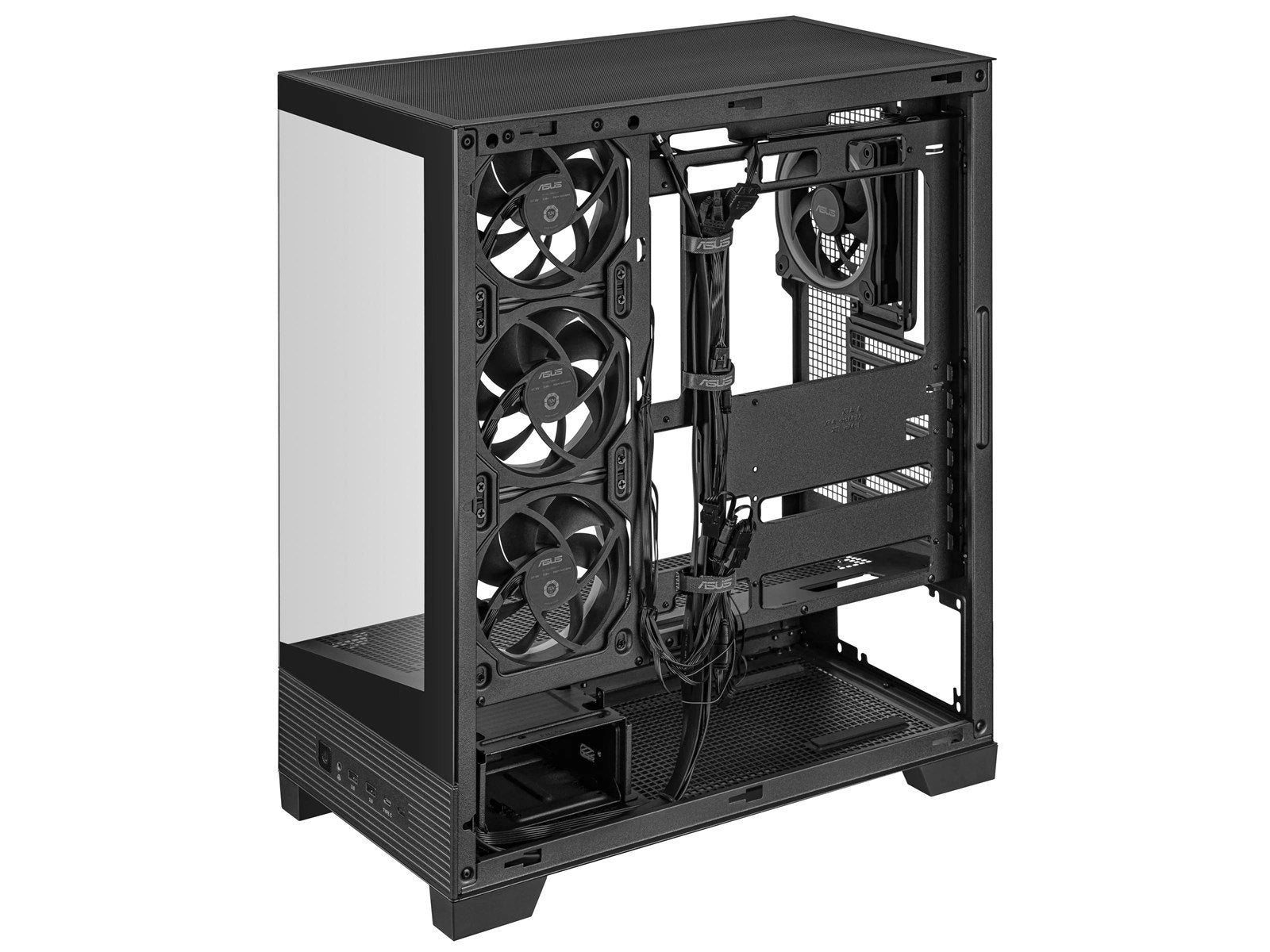 ASUS A31 PLUS TG ARGB BLACK - Gehäuse - Miditower - Schwarz