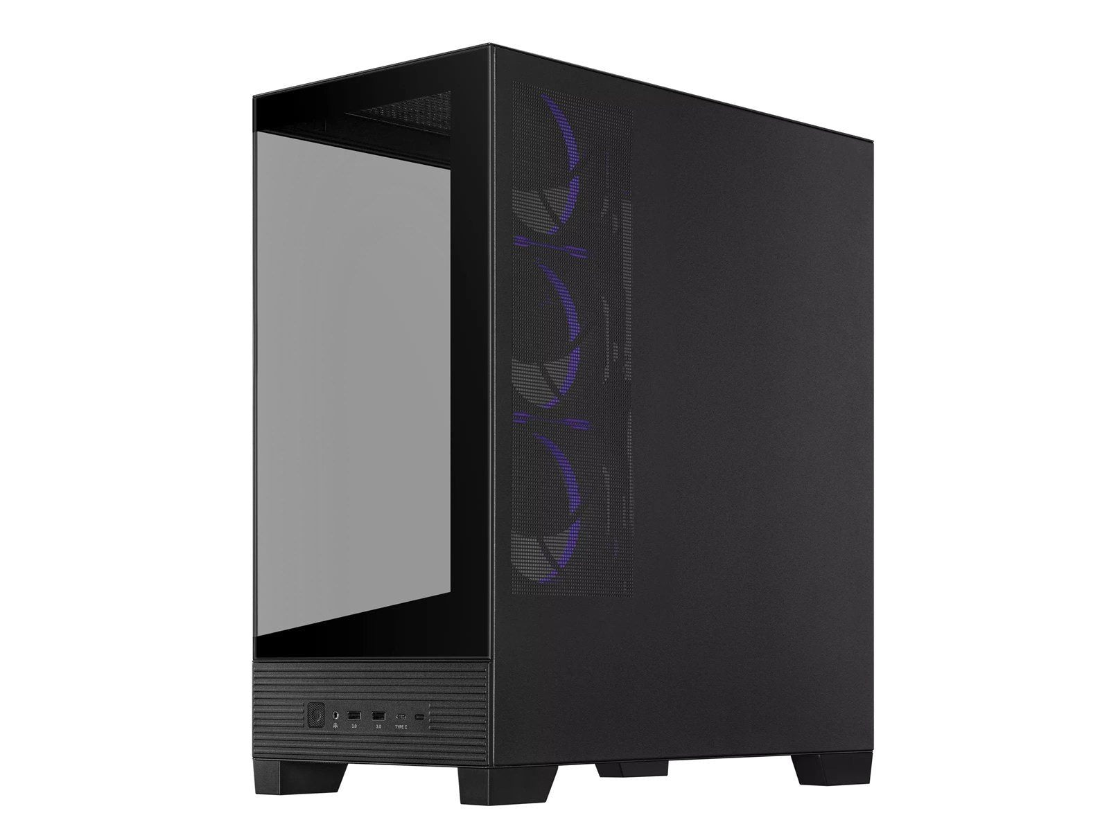 ASUS A31 PLUS TG ARGB BLACK - Gehäuse - Miditower - Schwarz