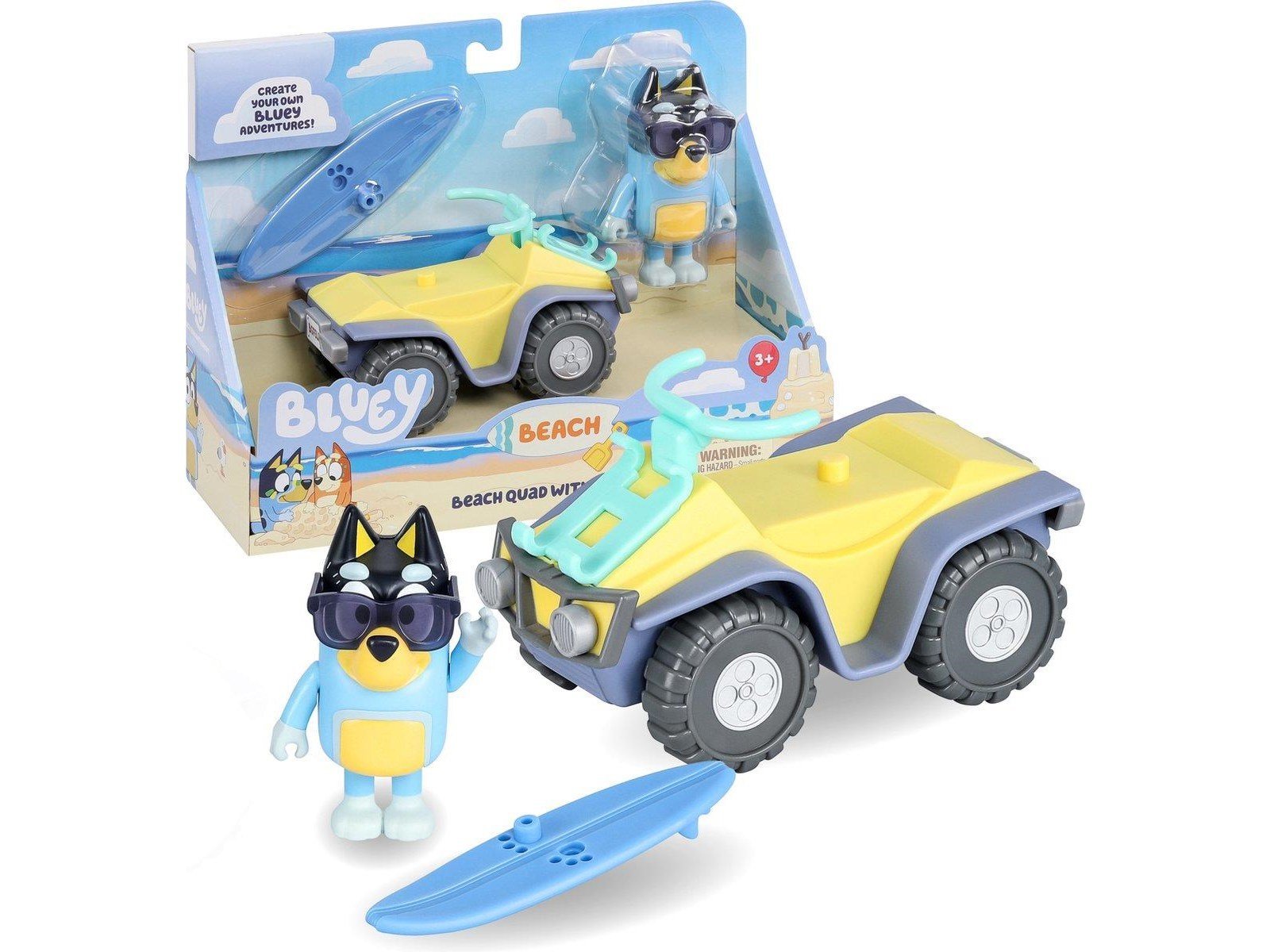 Bluey Beach Quad Play Figure