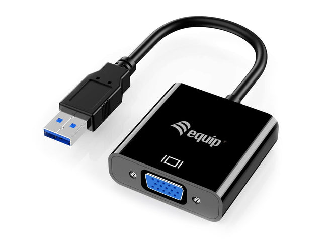 Equip Adapter USB3.0-> VGA HD15      1920x1080/60Hz 0.15m sw