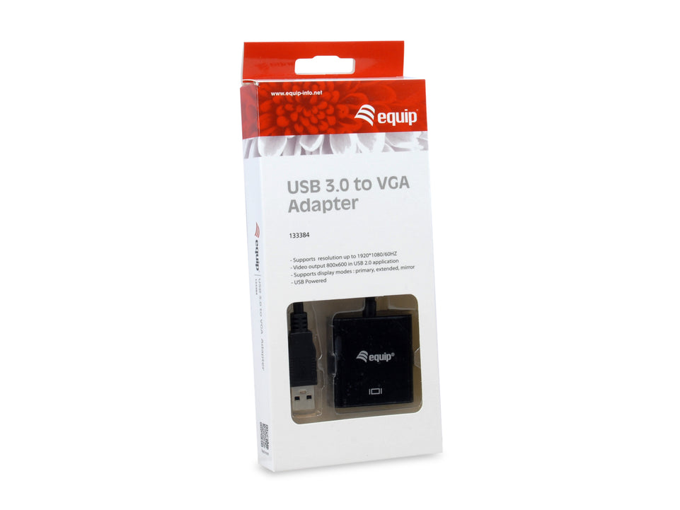 Equip Adapter USB3.0-> VGA HD15      1920x1080/60Hz 0.15m sw