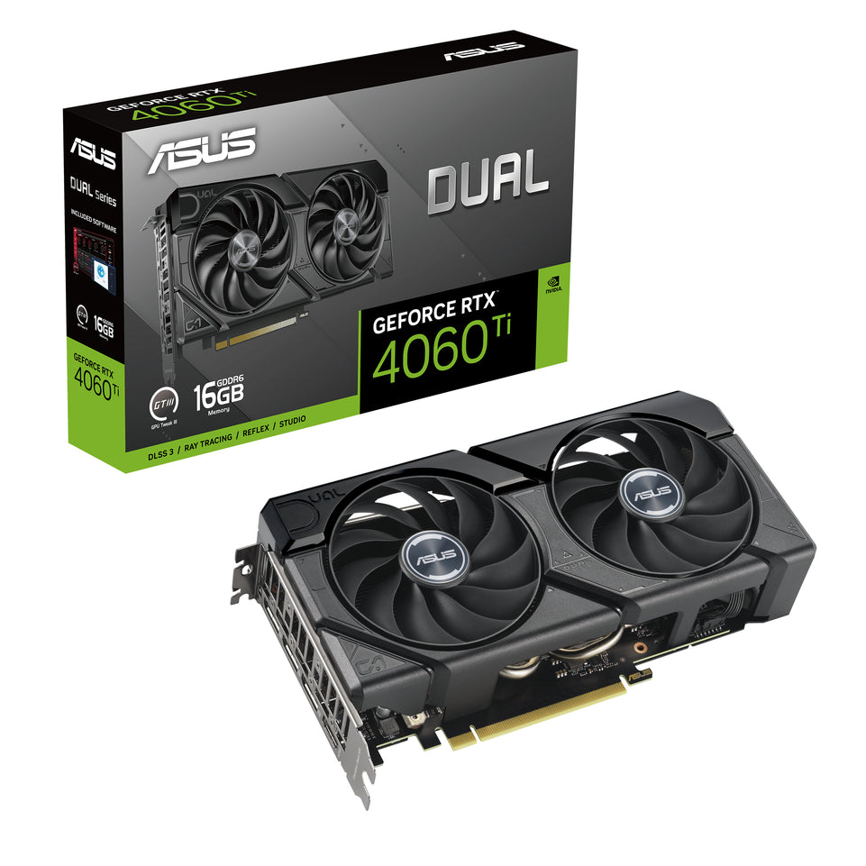 ASUS DUAL-RTX4060TI-16G-EVO 16GB GDDR6 HDMI DP