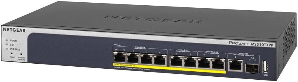 Netgear MS510TXPP 8-Port POE+ Multi-Gigabit Ethernet Smart Managed Pro Switch