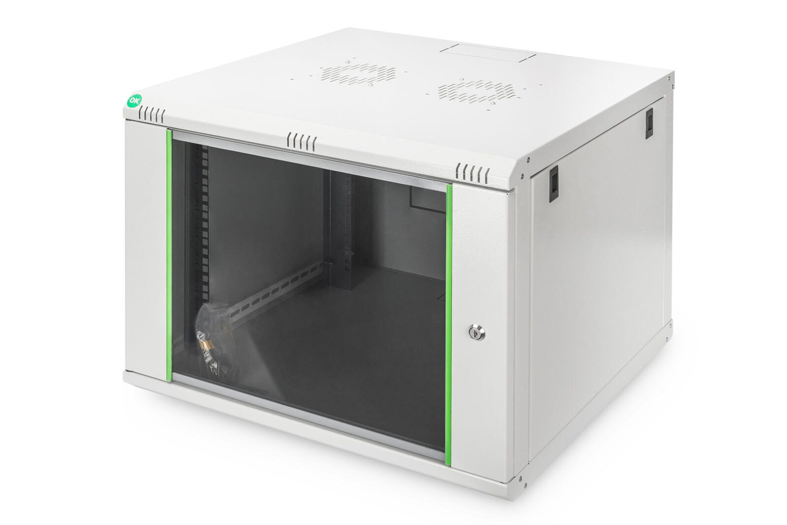 Digitus 7HE 19'-Wandgehäuse Dynamic Basic Serie RAL 7035 grau