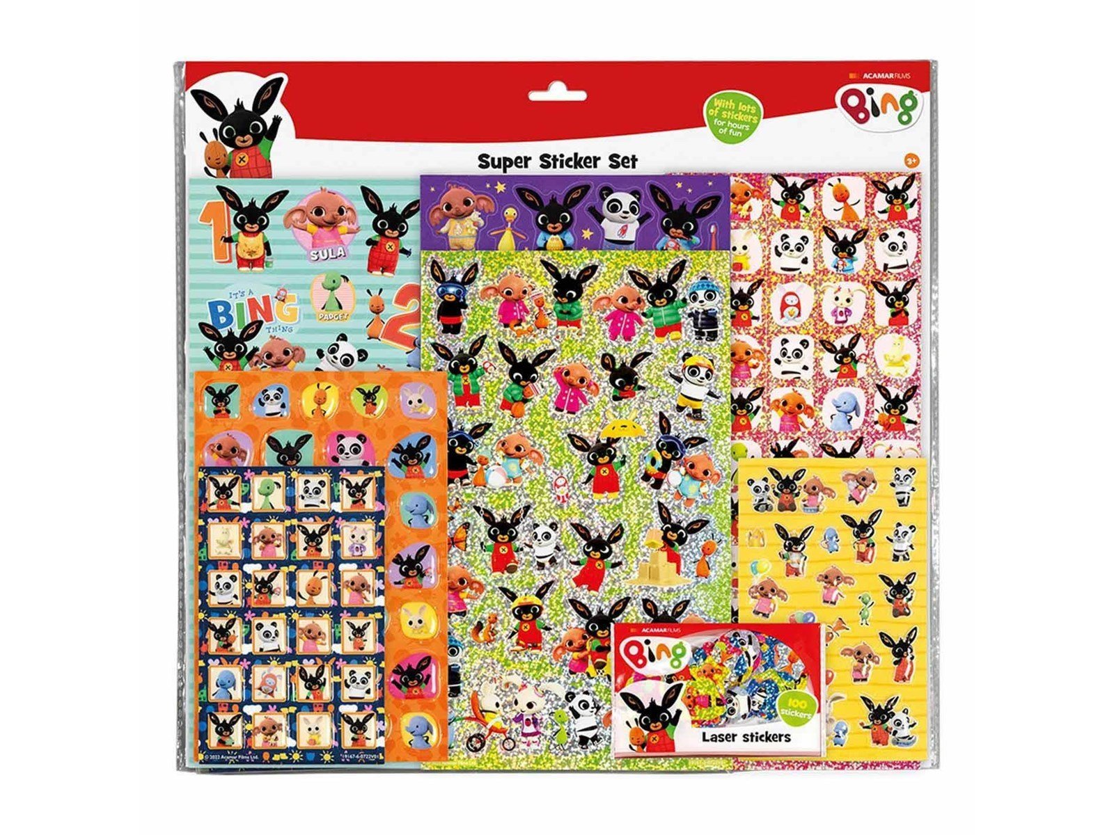 Bambolino Toys - Super Sticker Set - Bing