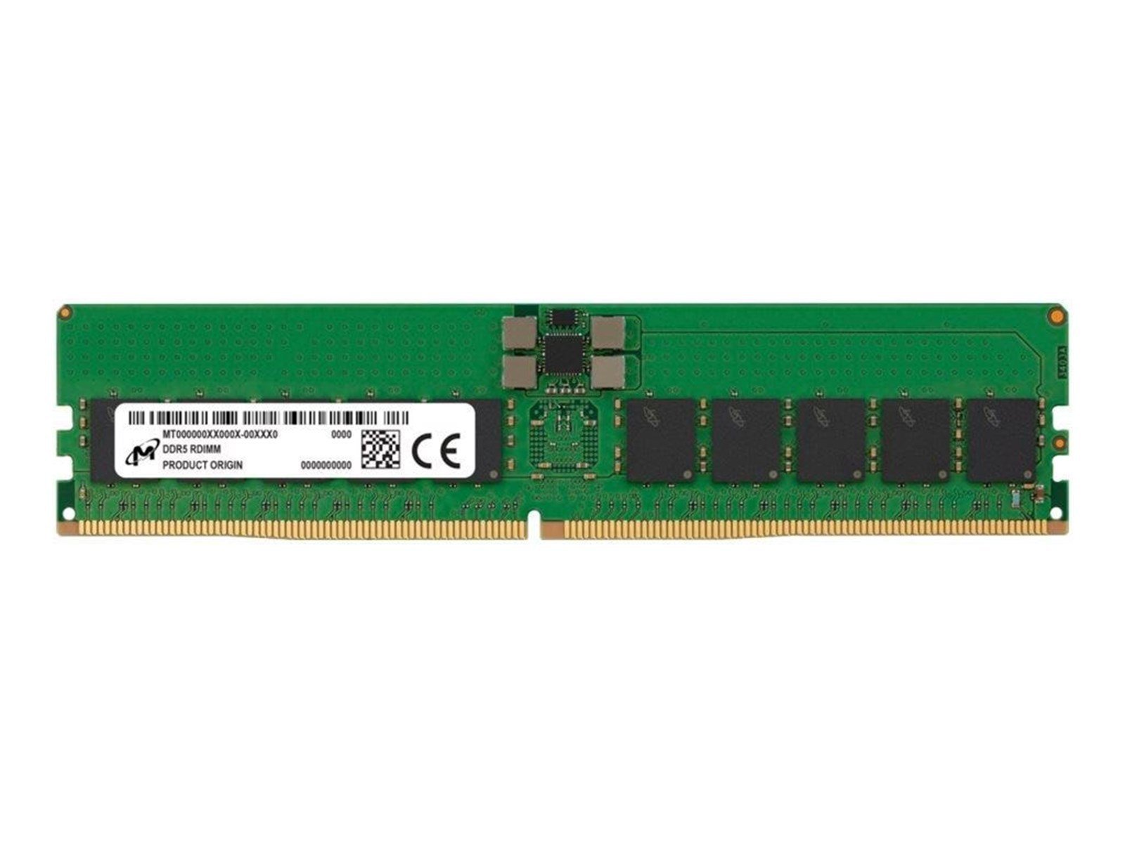 Crucial Micron - DDR5 - module - 32 GB - DIMM 288-pin - 6400 MHz / PC5-51200 - registered