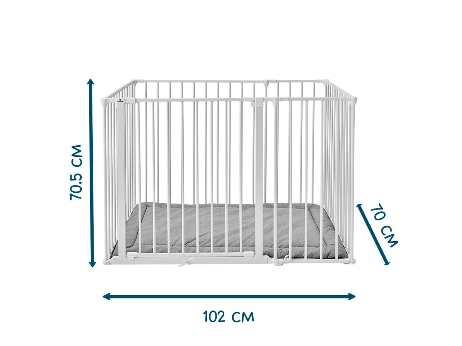 BabyDan Flex Square White