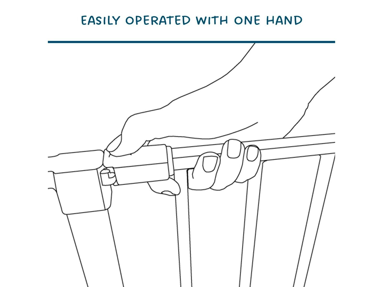 BabyDan Flex Square White