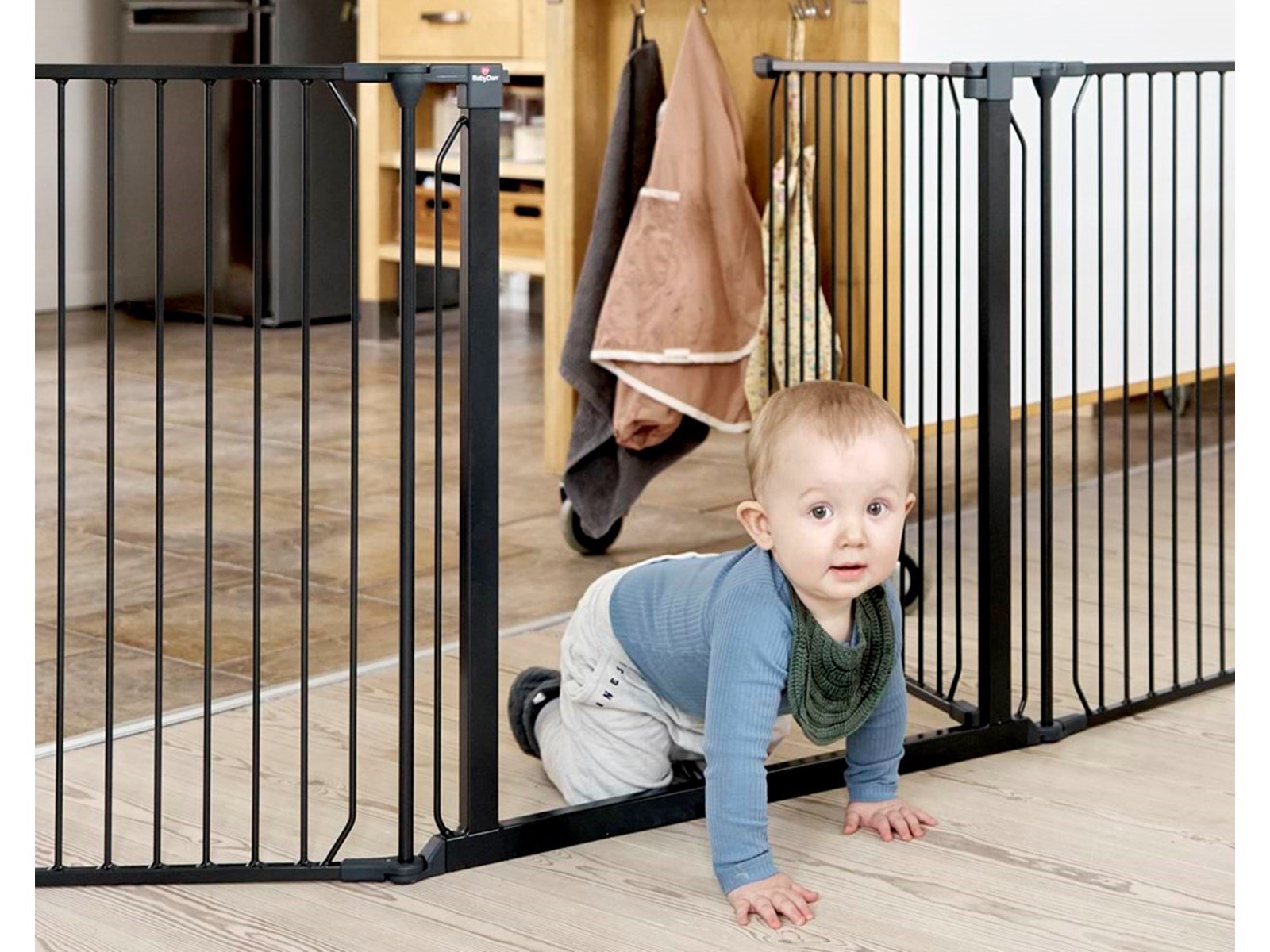 BabyDan CombiFit XXL Safety Gate 90-350 cm black