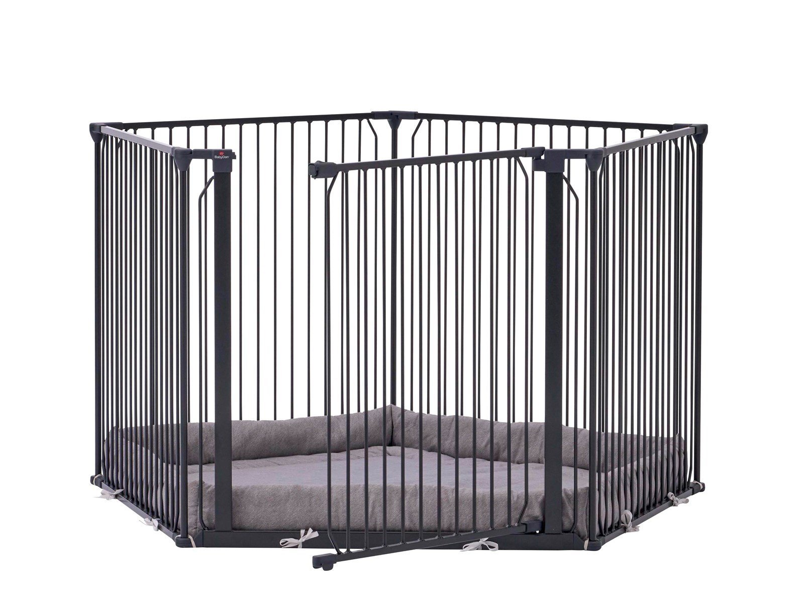 BabyDan CombiFit 5-sided playpen black