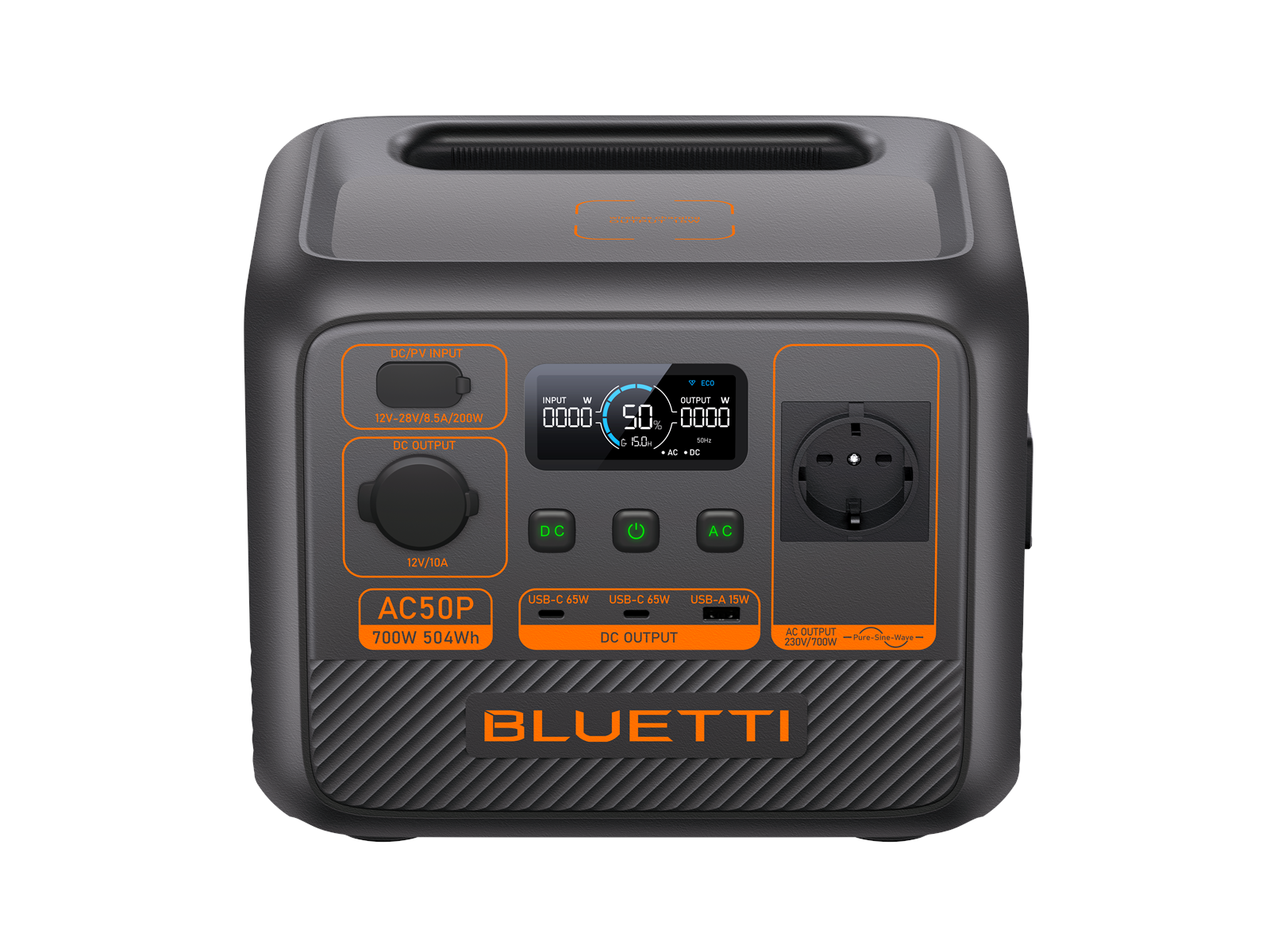 BLUETTI AC50P - Portable Power Station - 504Wh