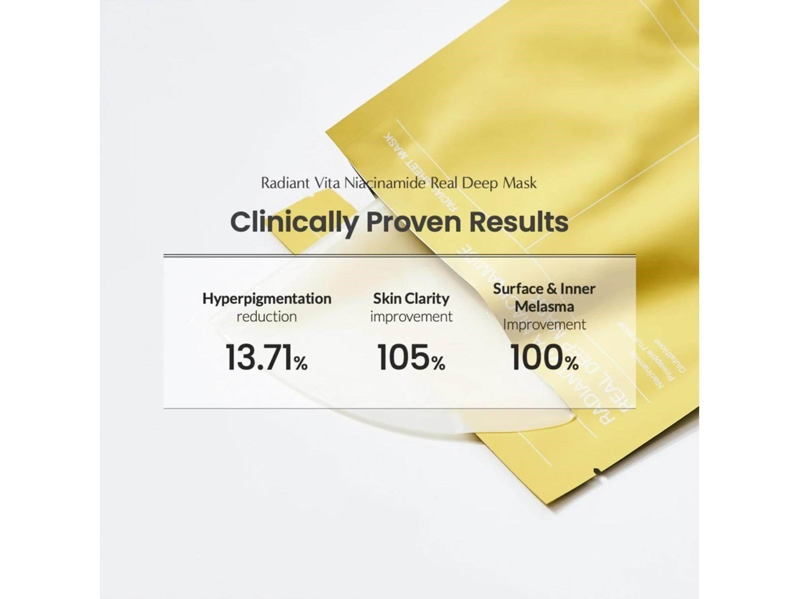 BIODANCE Radiant Vita Niacinamide Real Deep Mask 1 pcs