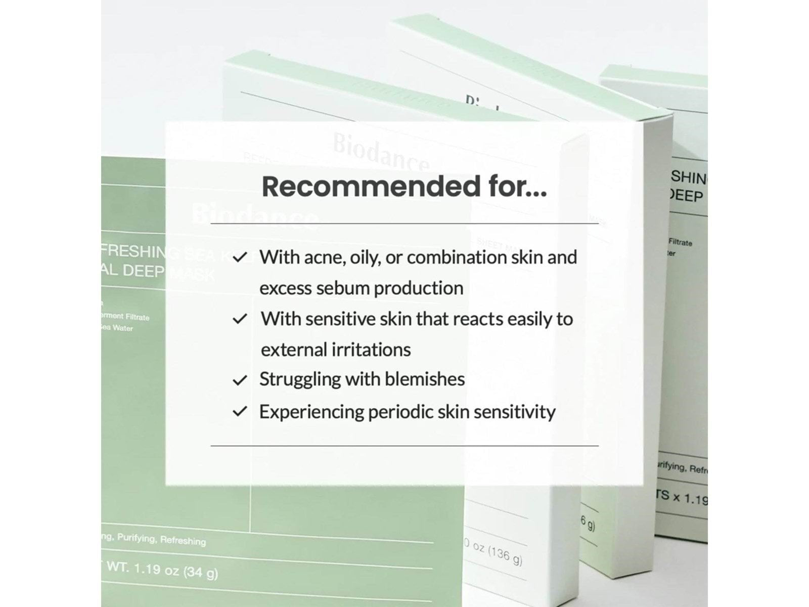 BIODANCE Refreshing Sea Kelp Real Deep Mask 1 pcs