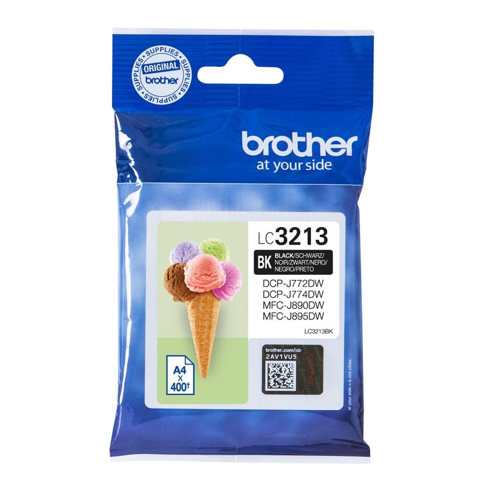 Brother Original LC-3213BK Druckerpatrone schwarz 400 Seiten (LC3213BK)
