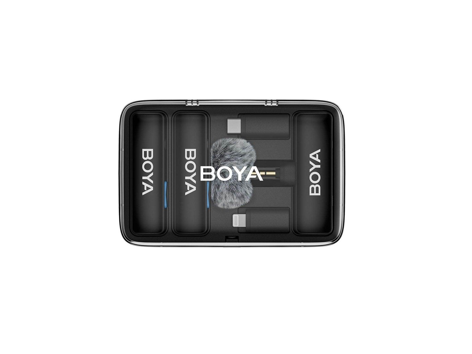 BOYA Microphone LINK V2.0 3.5mm Wireless X2 System Lightning USB-C
