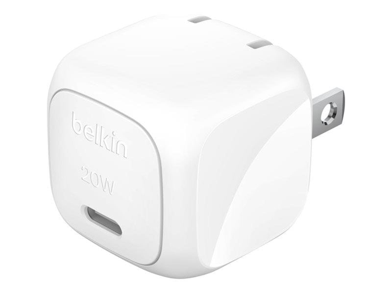Belkin BoostCharge power adapter - compact - 24 pin USB-C - 20 Watt