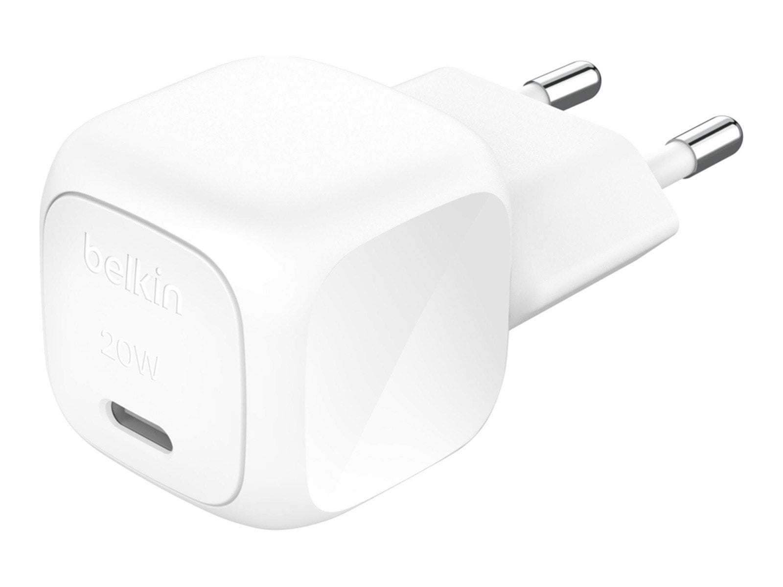 Belkin BoostCharge power adapter - compact - 24 pin USB-C - 20 Watt