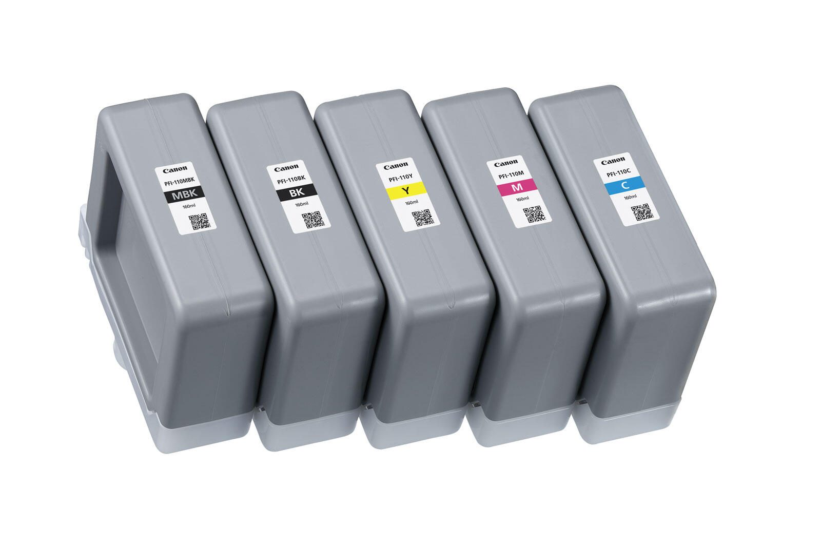 Canon Original PFI-110 Druckerpatronen - 5er Multipack