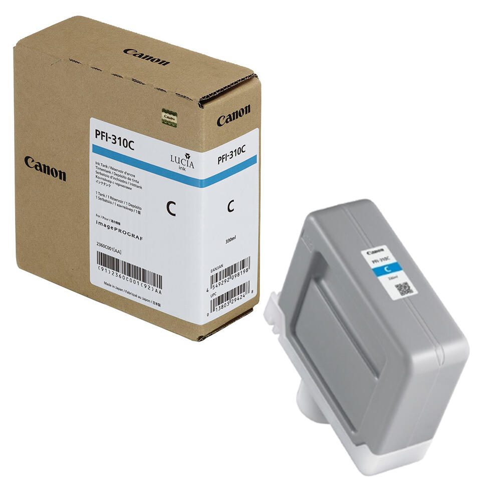 Canon Original PFI-310C Druckerpatrone - cyan (2360C001AA)
