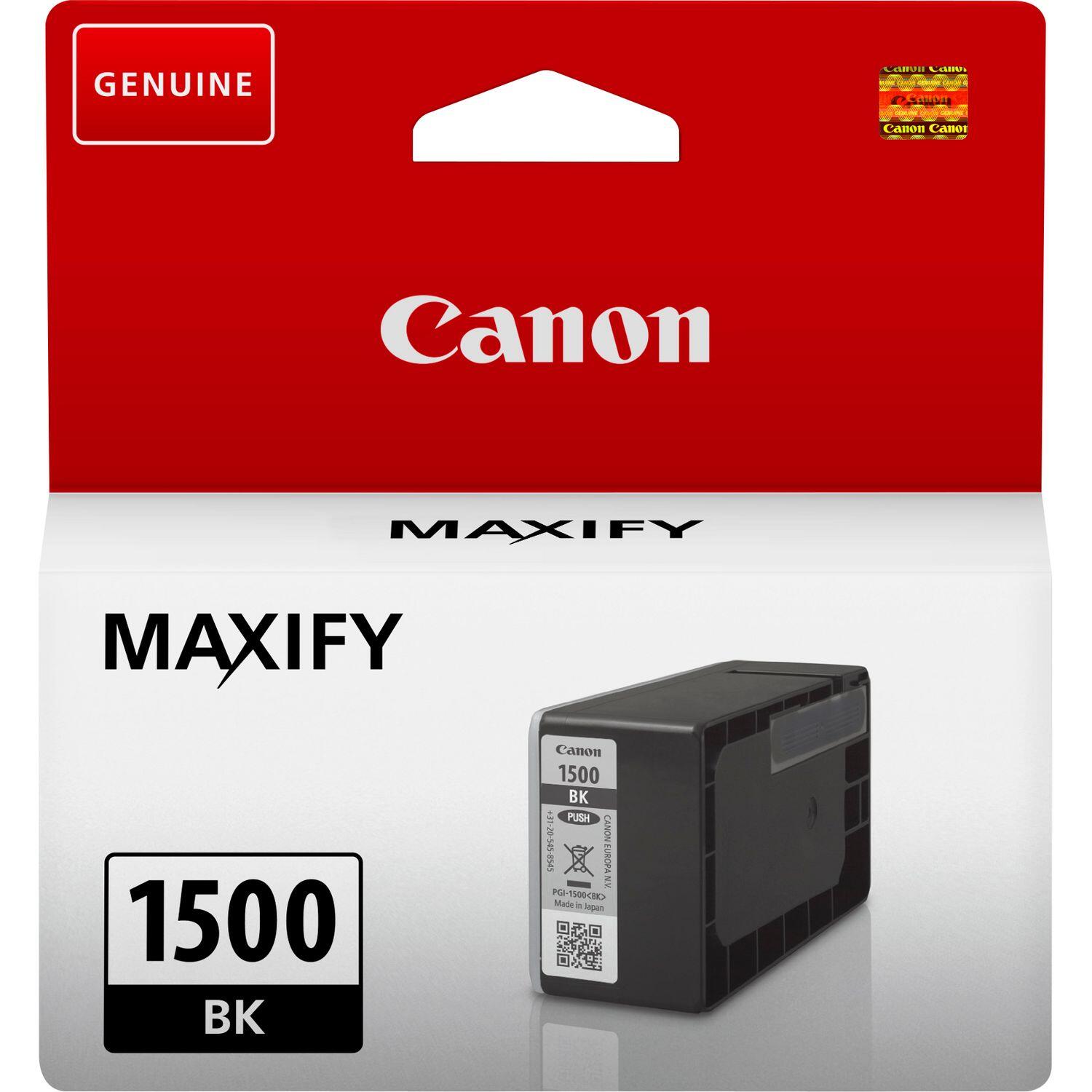 Canon Original PGI-1500BK Druckerpatrone schwarz 400 Seiten (9218B001)
