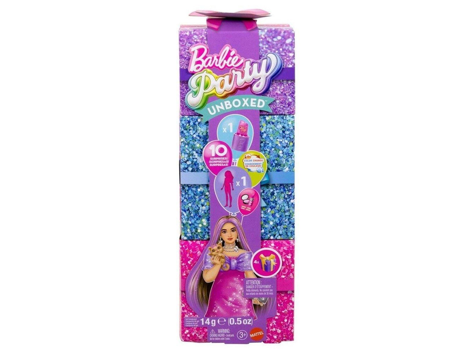 Barbie Glam Party Unboxed Pink Curvy Doll