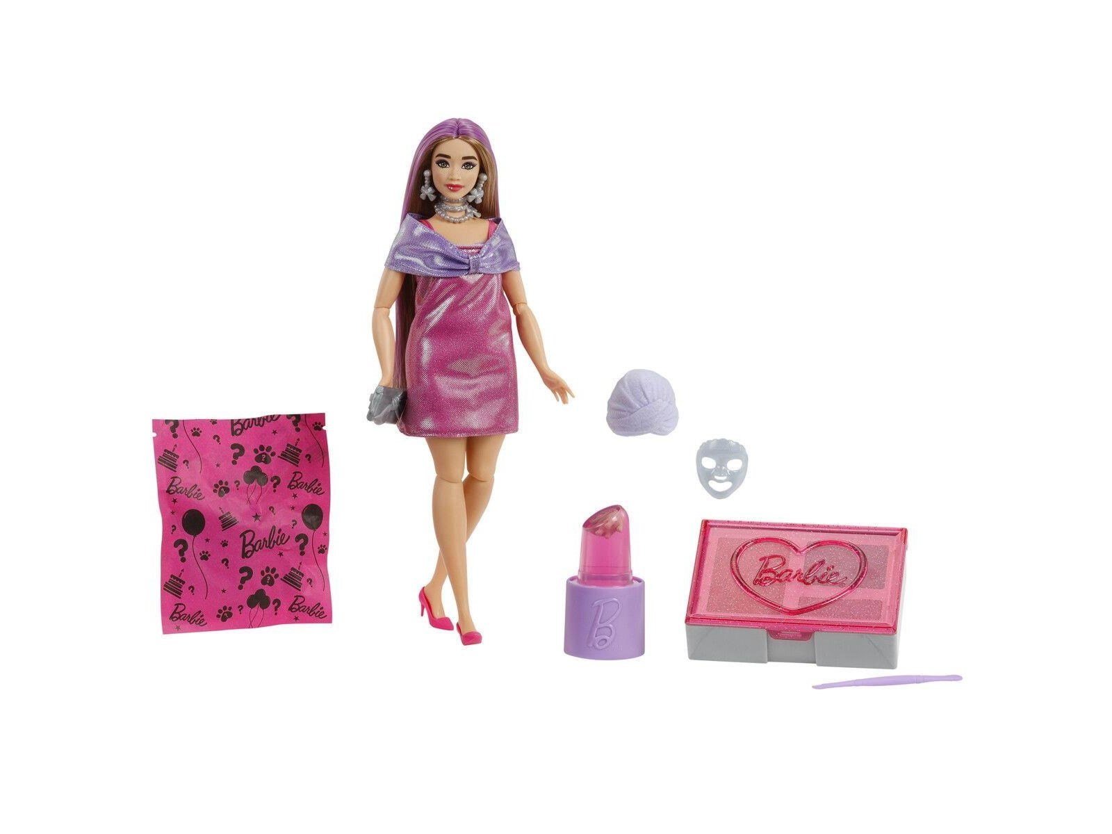 Barbie Glam Party Unboxed Pink Curvy Doll