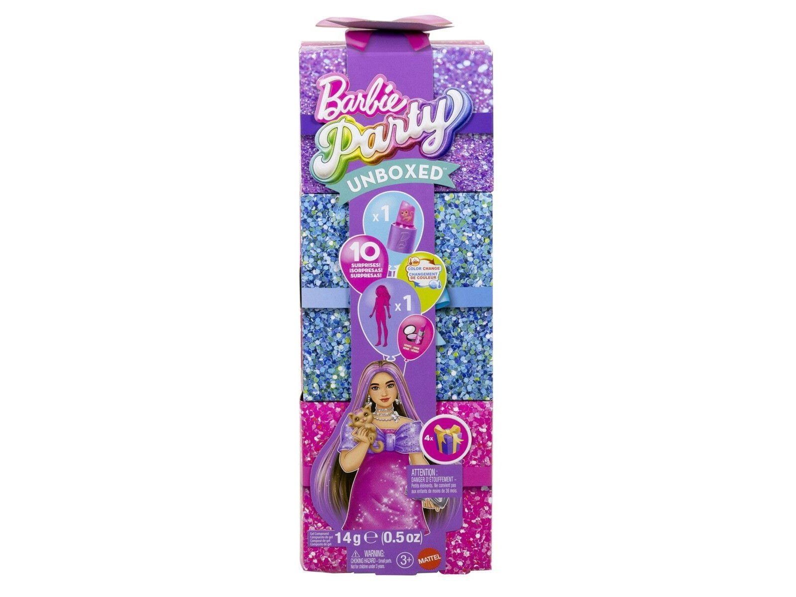 Barbie Glam Party Unboxed Pink Curvy Doll