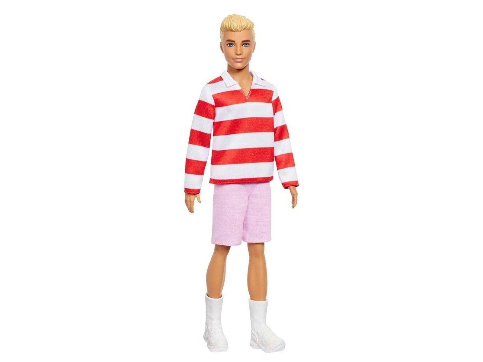 Barbie Fashionista Ken Doll Red & White Stripes