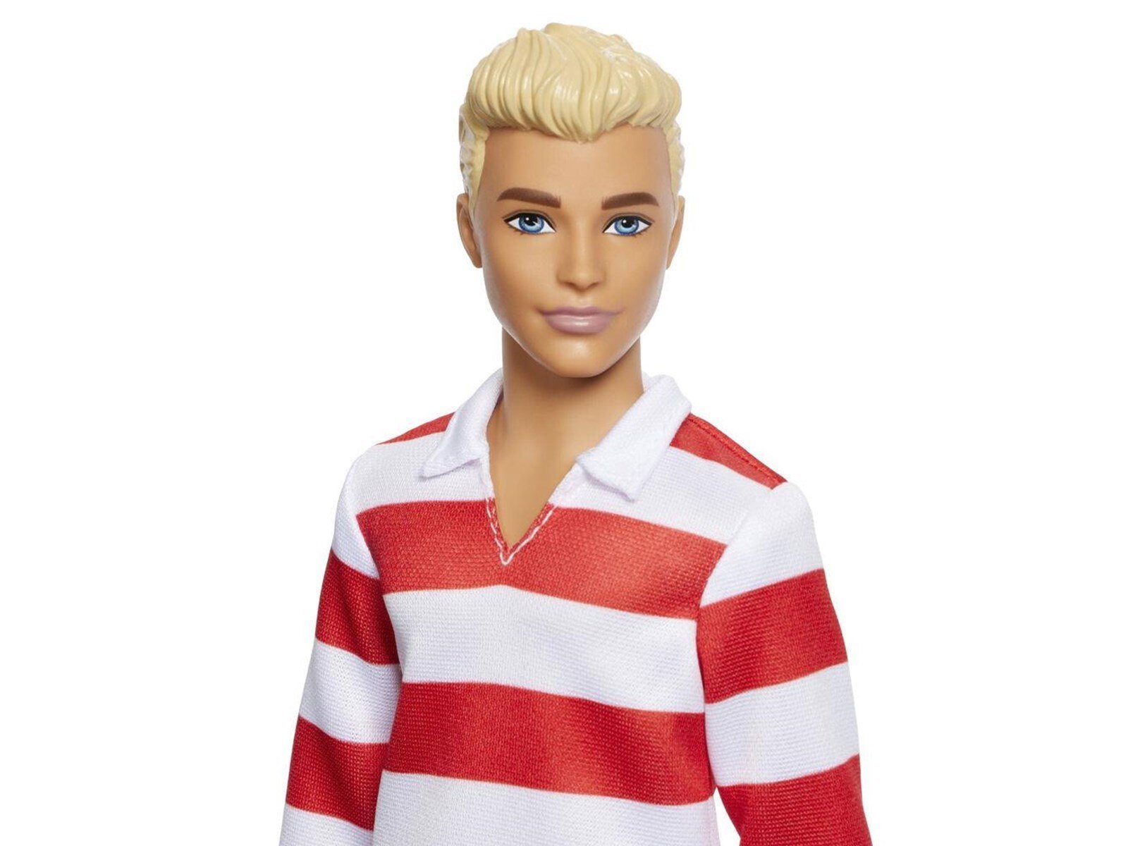 Barbie Fashionista Ken Doll Red & White Stripes