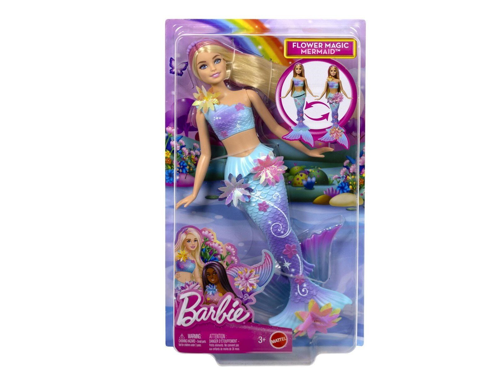 Barbie Blooming Magic White Mermaid Doll