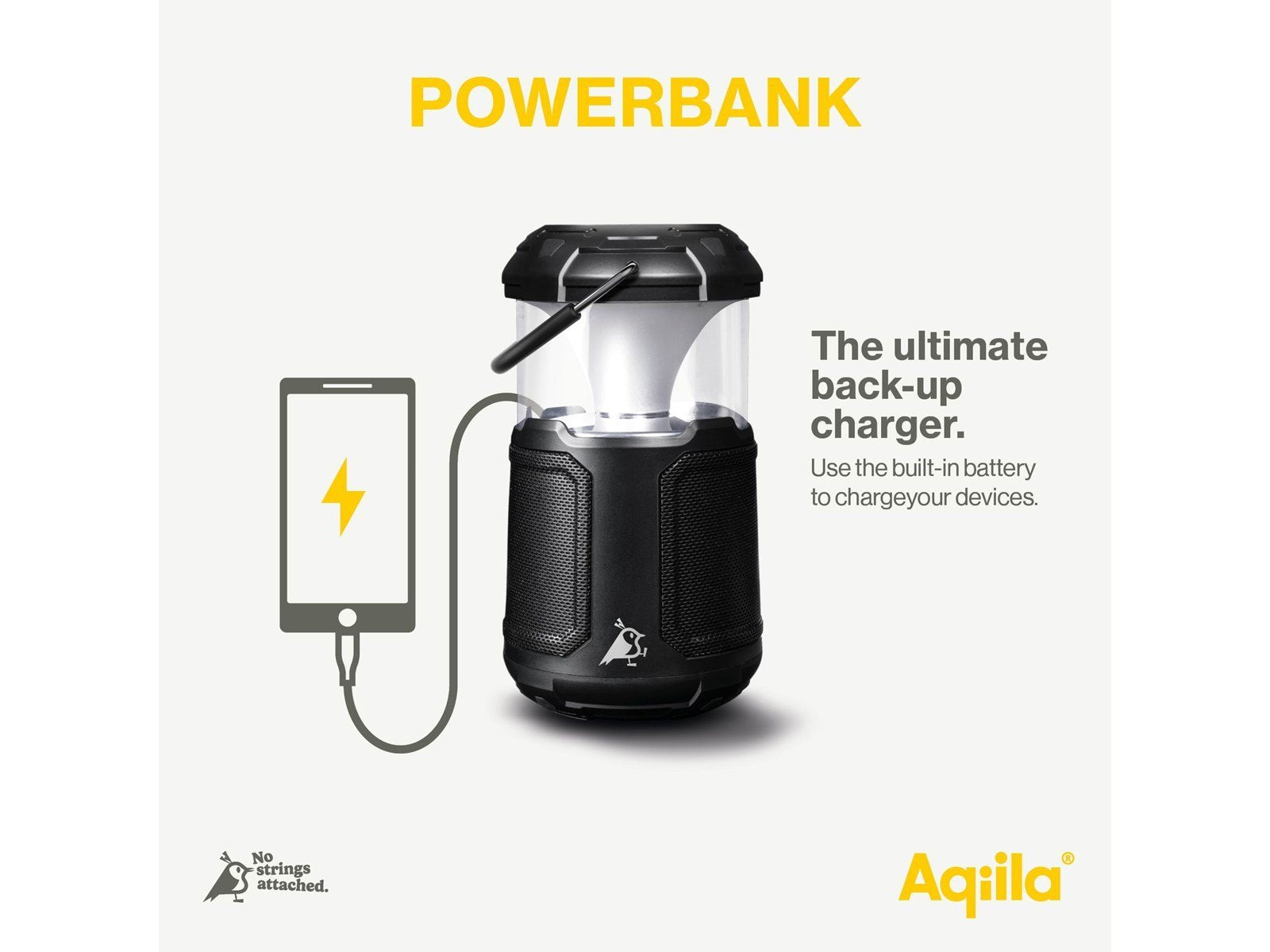 Aqiila Soundbird B10 - Dimmable LED light with speakers