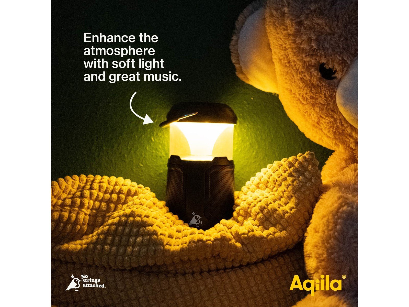 Aqiila Soundbird B10 - Dimmable LED light with speakers
