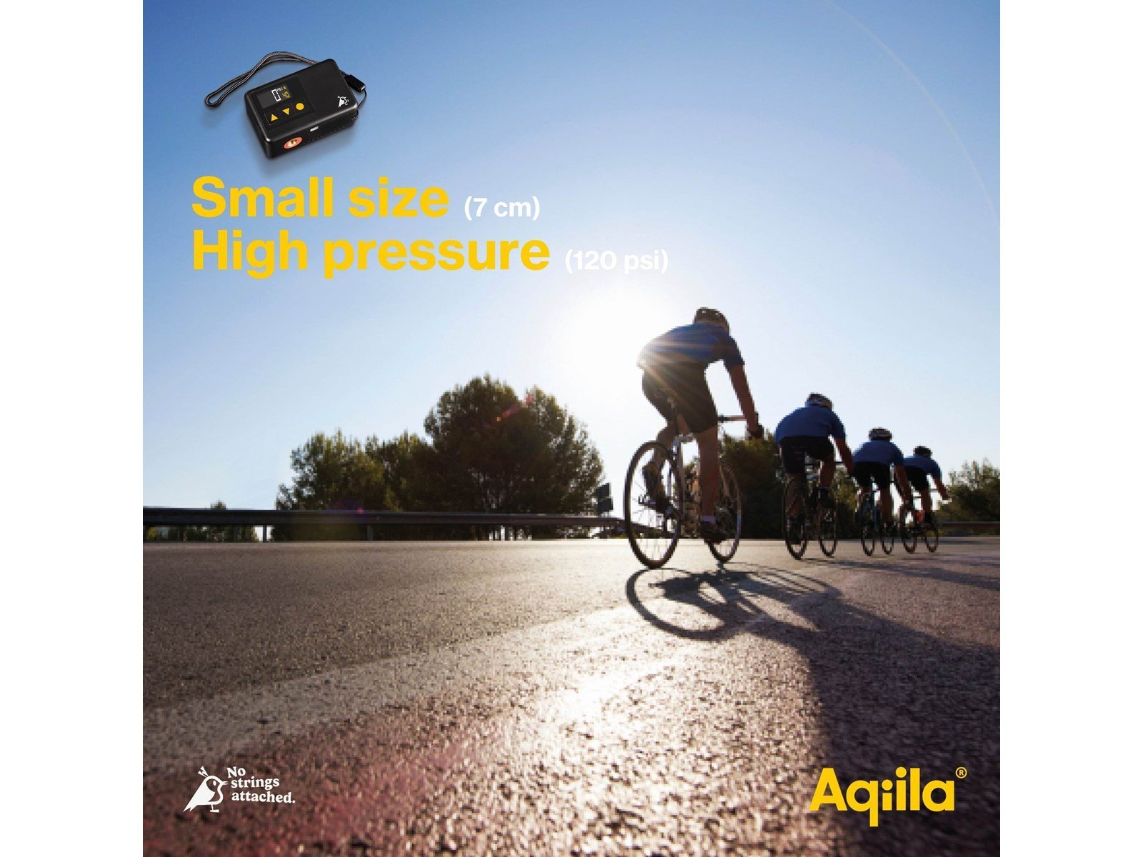 Aqiila Airbird P1 - Elektrischer Luftkompressor - 8 bar/120 PSI