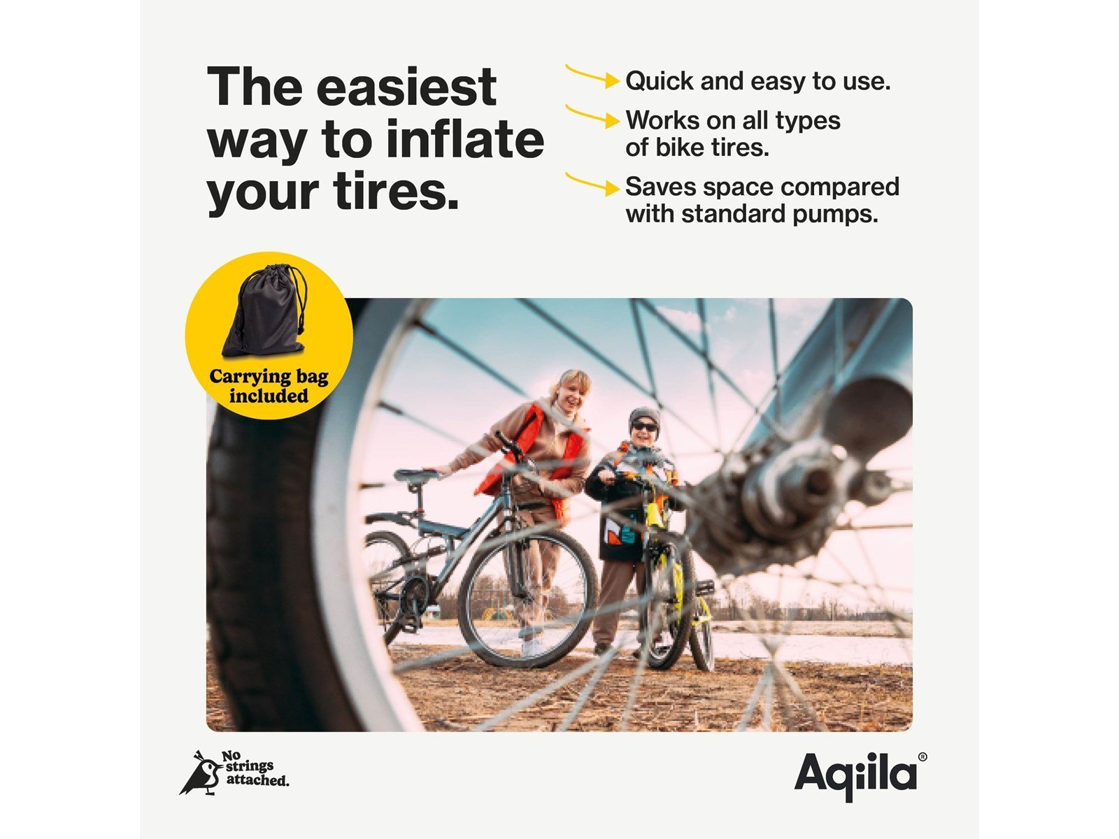 Aqiila Airbird P1 - Elektrischer Luftkompressor - 8 bar/120 PSI