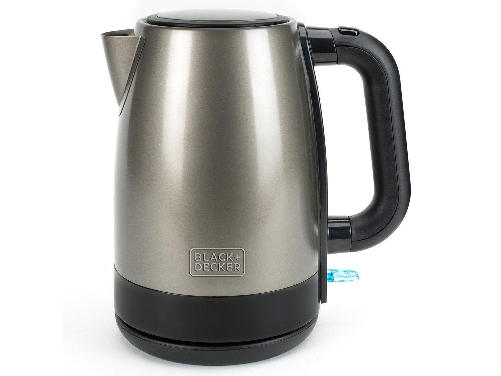 Black & Decker Wasserkocher Kettle 2200W 1.7L Brushed Stainless Steel - Pantone 10394/black - 2200 W