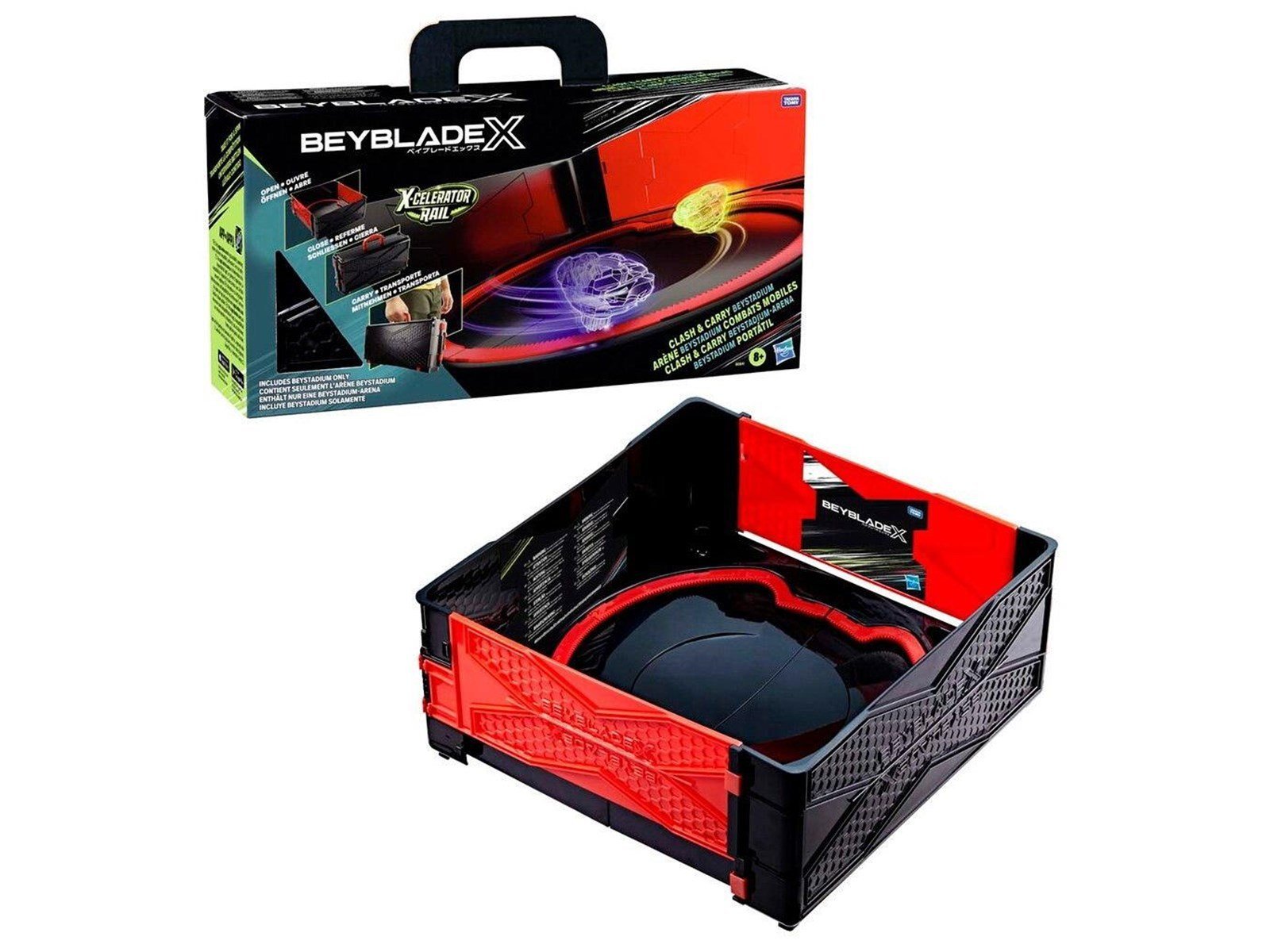 Beyblade X Clash and Carry Beystadium Battle Arena