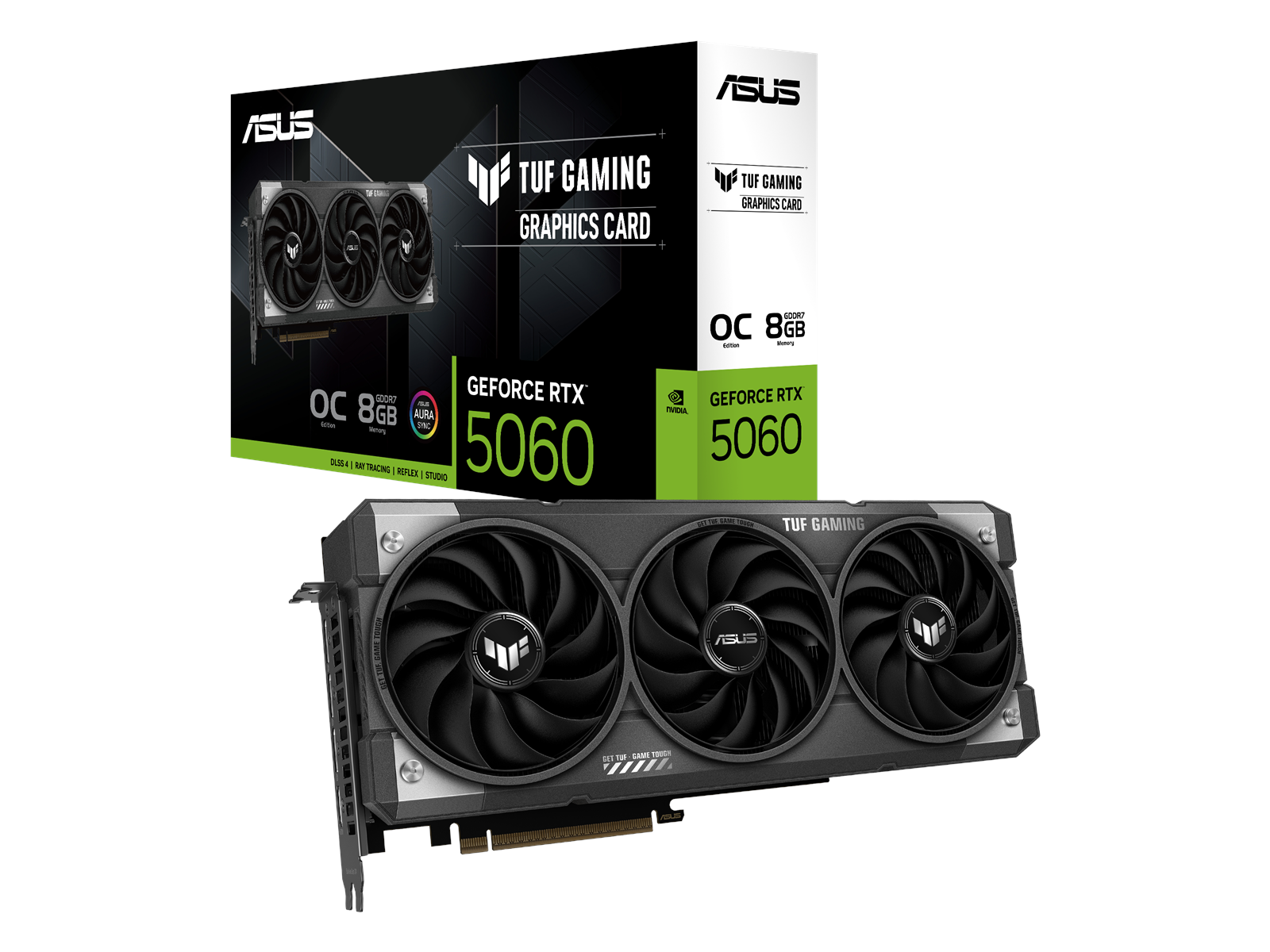 ASUS GeForce RTX 5060 TUF OC - 8GB GDDR7 RAM - Grafikkarte
