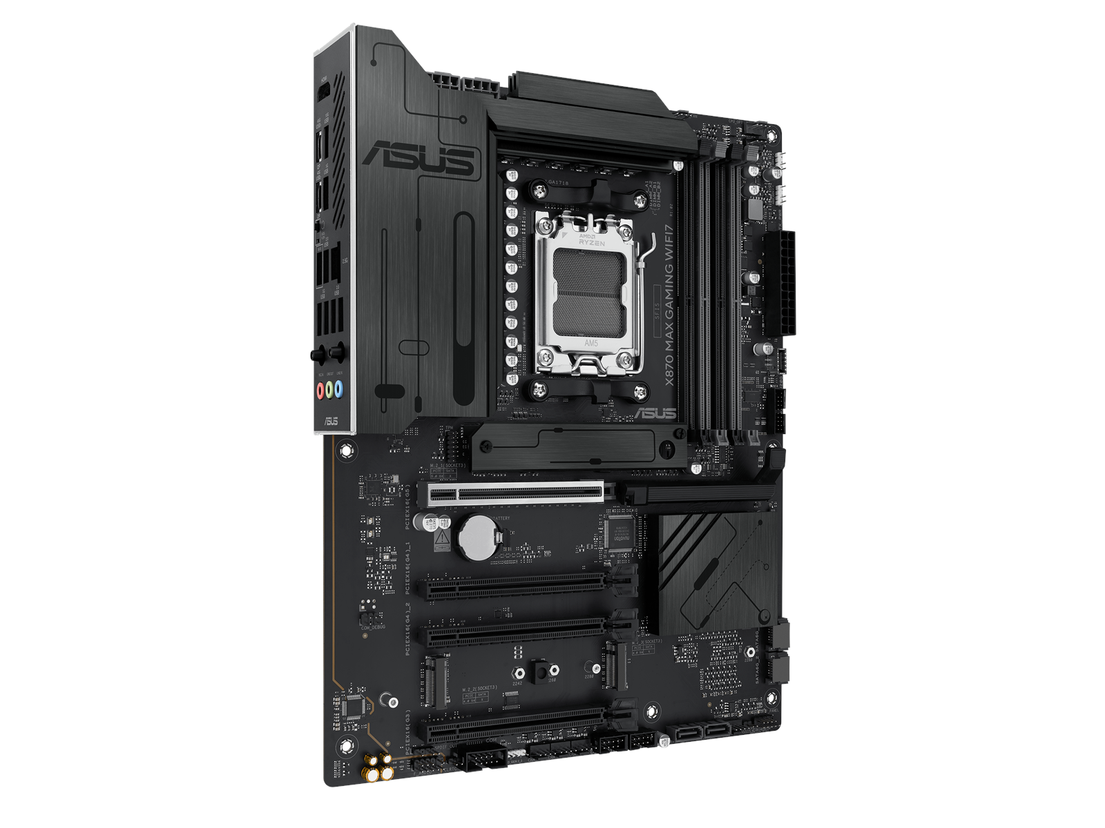 ASUS X870 MAX GAMING WIFI7 Mainboard - AMD X870 - AMD AM5 socket - DDR5 RAM - ATX