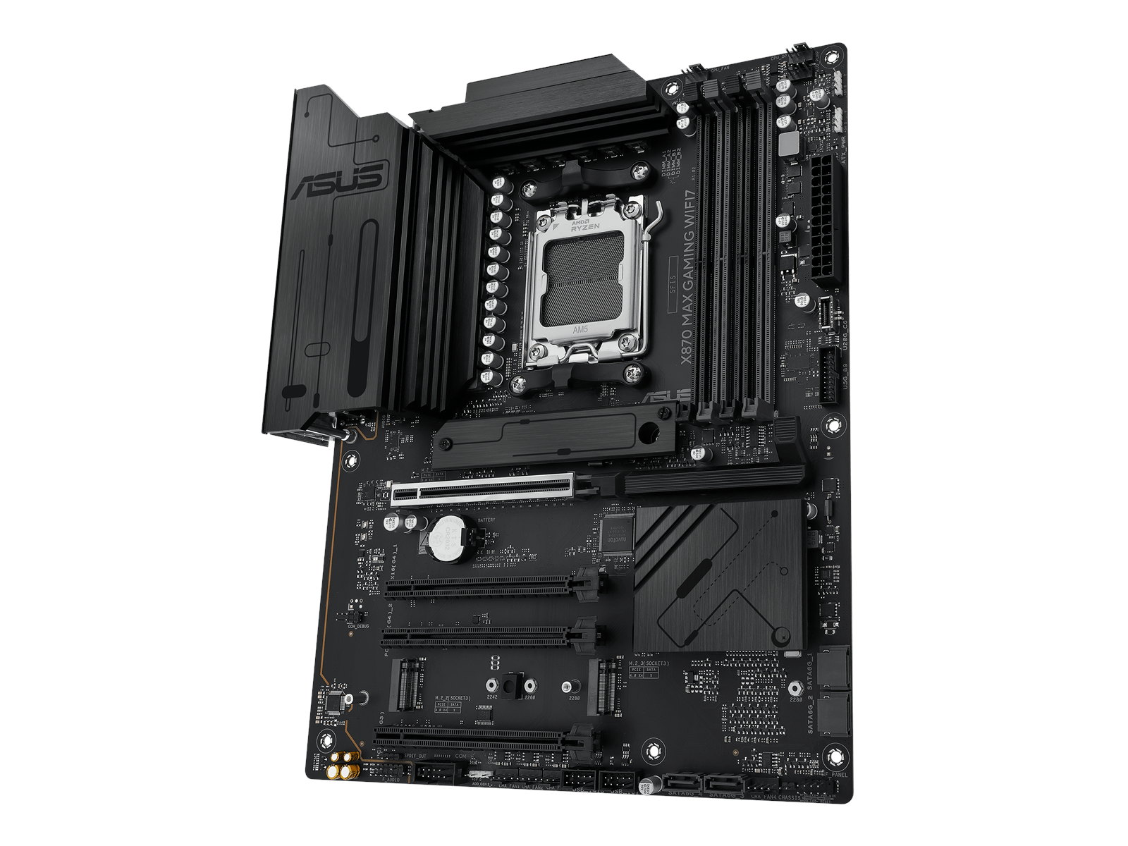 ASUS X870 MAX GAMING WIFI7 Mainboard - AMD X870 - AMD AM5 socket - DDR5 RAM - ATX