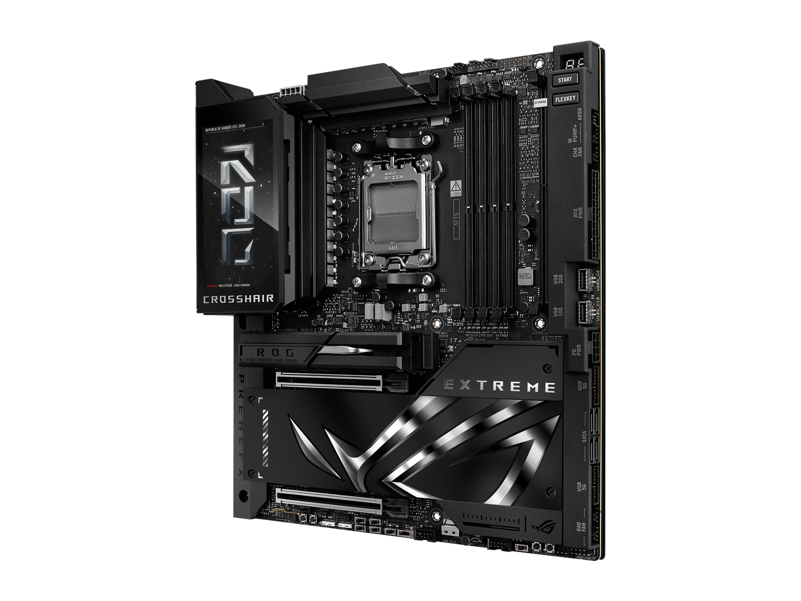 ASUS ROG CROSSHAIR X870E EXTREME Mainboard - AMD X870E - AMD AM5 socket - DDR5 RAM - Extended ATX