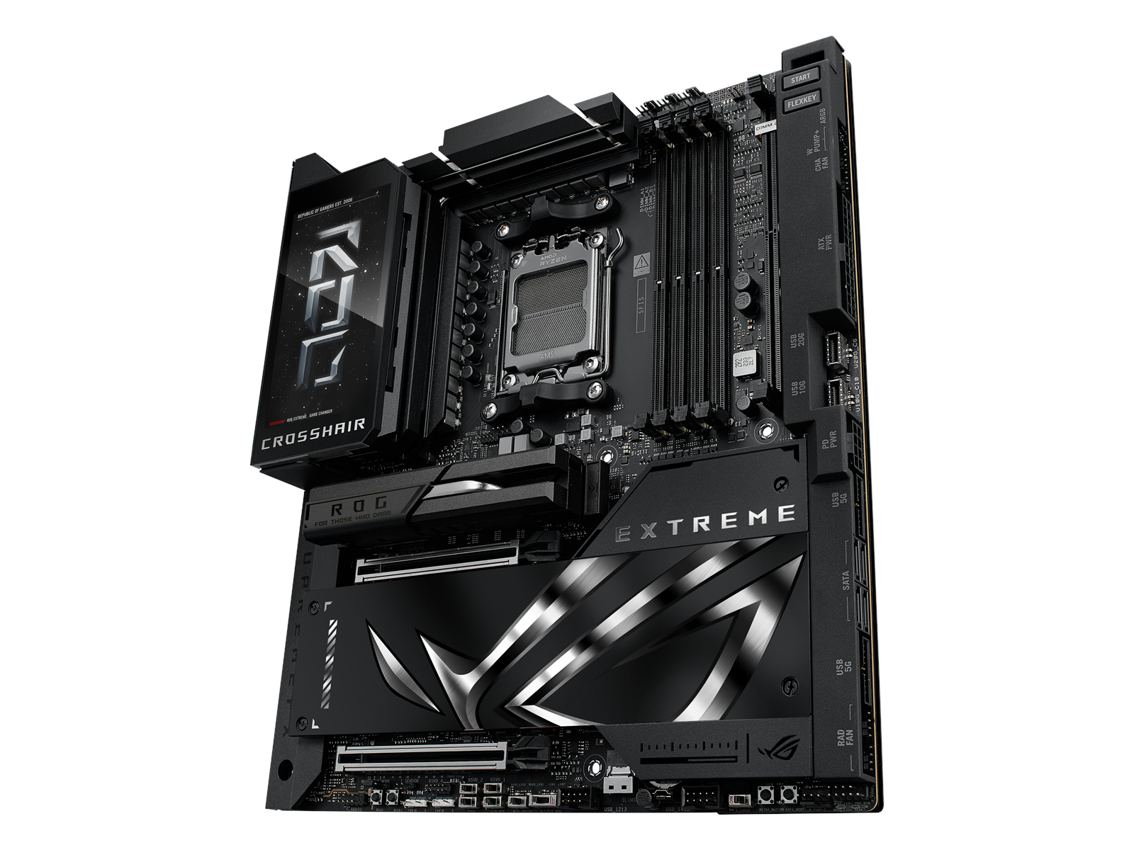 ASUS ROG CROSSHAIR X870E EXTREME Mainboard - AMD X870E - AMD AM5 socket - DDR5 RAM - Extended ATX