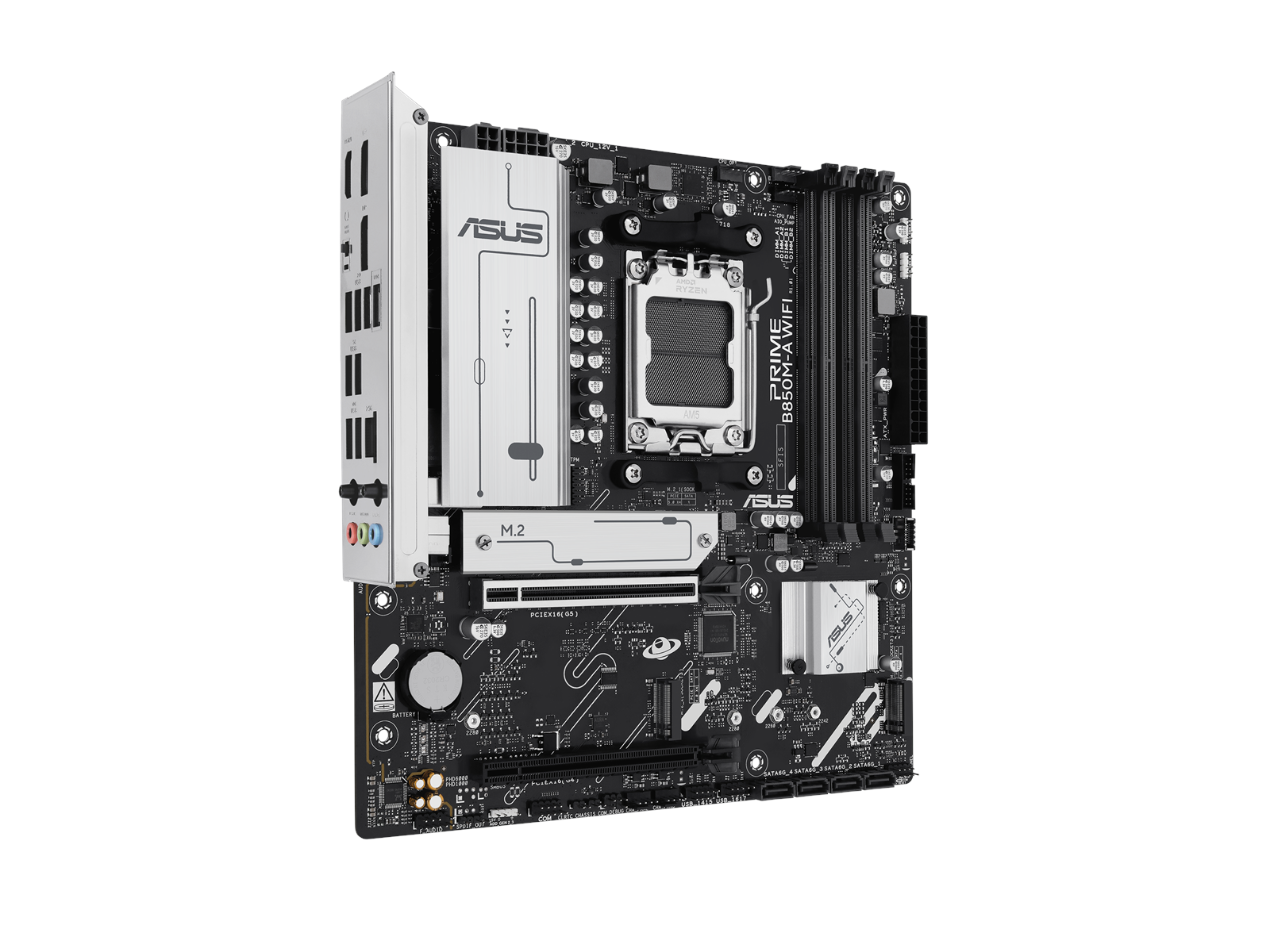 ASUS PRIME B850M-A WIFI Mainboard - AMD B850 - AMD AM5 socket - DDR5 RAM - Micro-ATX