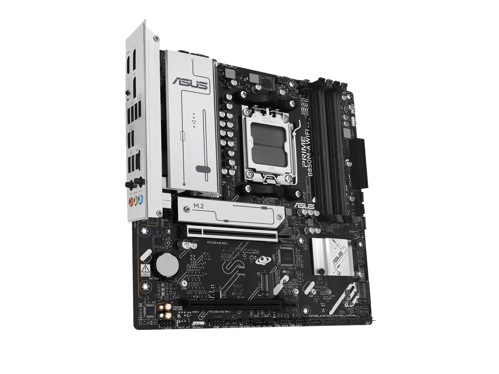 ASUS PRIME B850M-A WIFI Mainboard - AMD B850 - AMD AM5 socket - DDR5 RAM - Micro-ATX