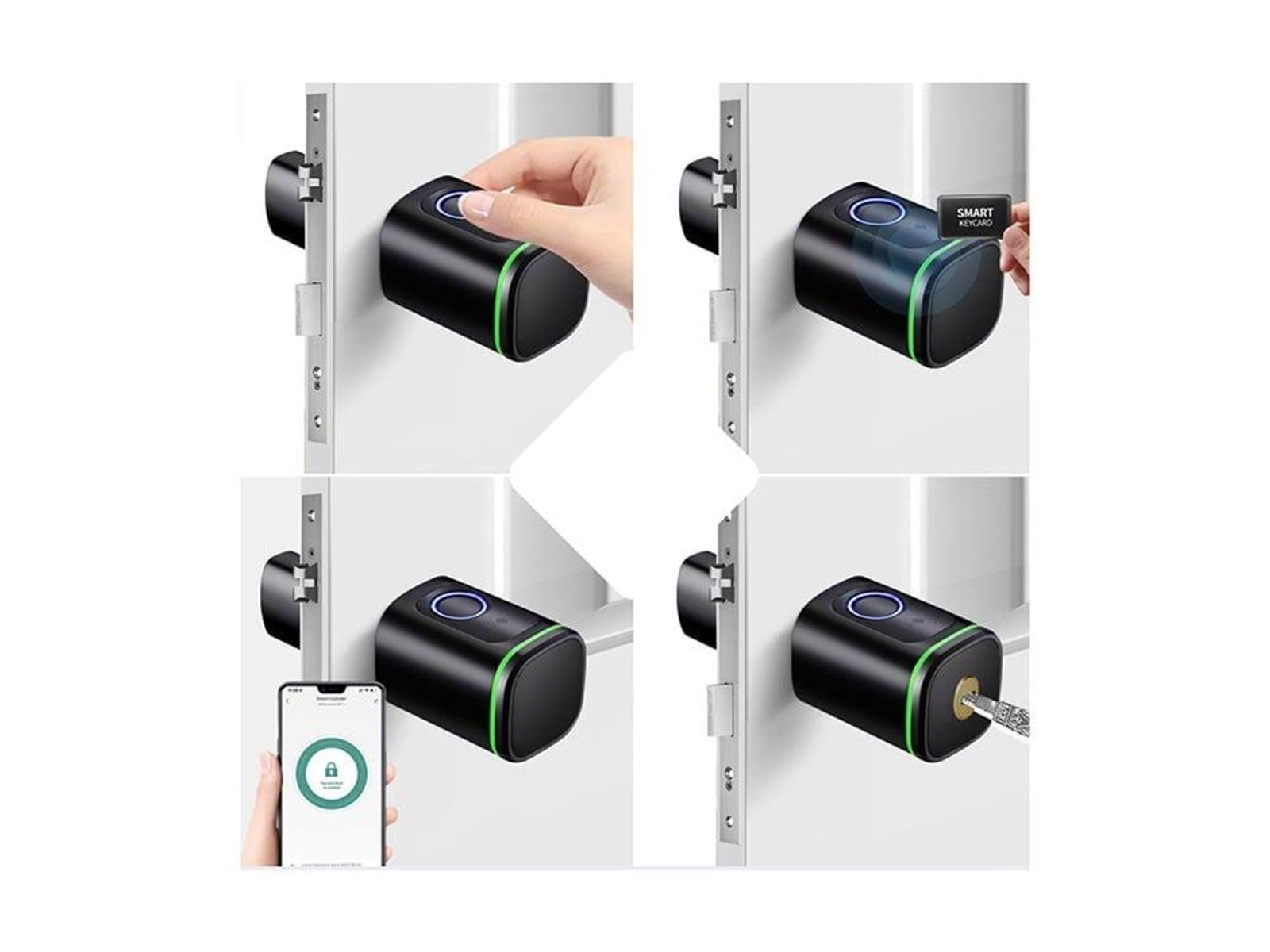 Avatto SDL-S1-S100 100mm Digital Lock Cylinder Silver