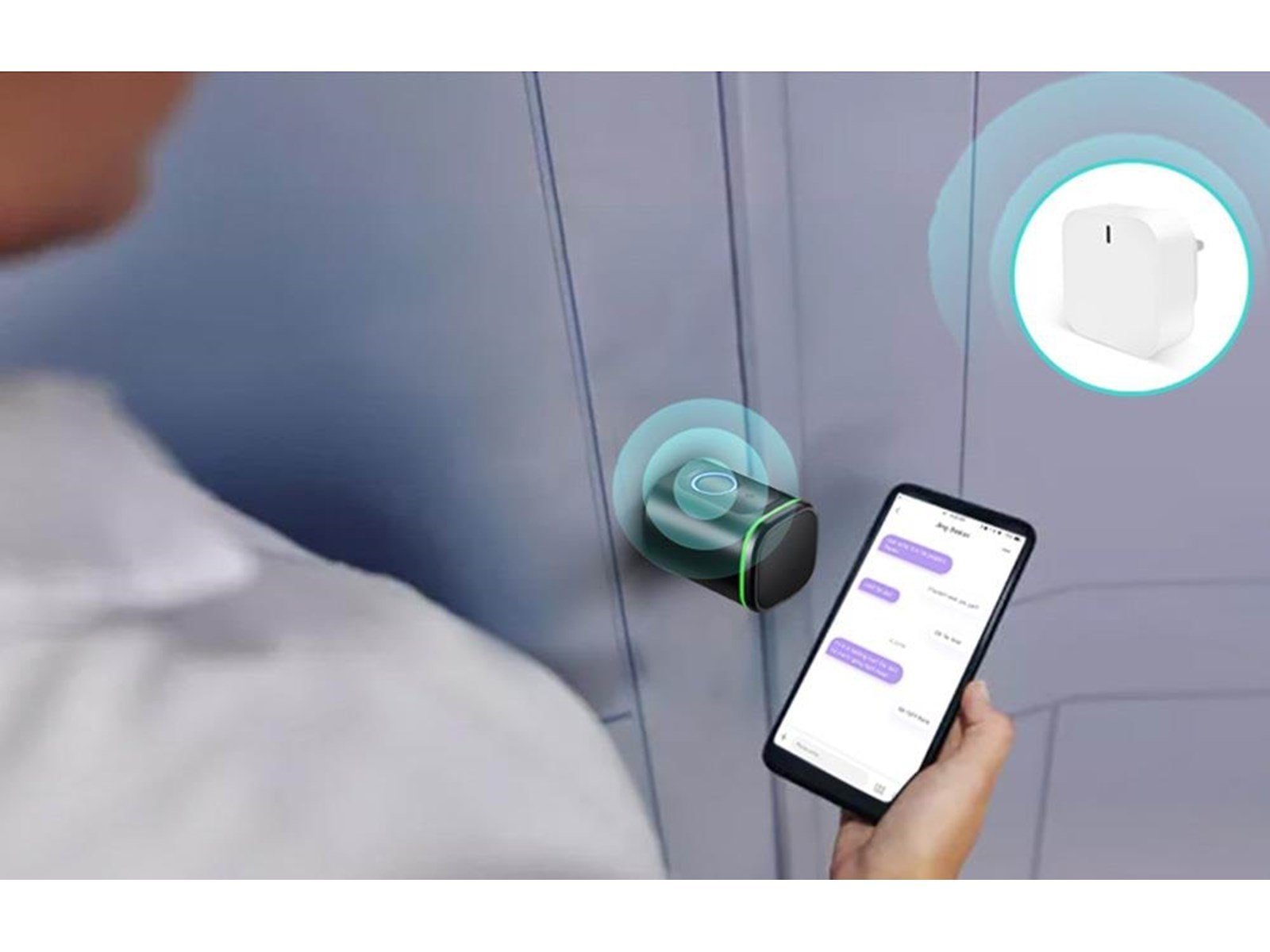 Avatto SDL-S1-S100 100mm Digital Lock Cylinder Silver