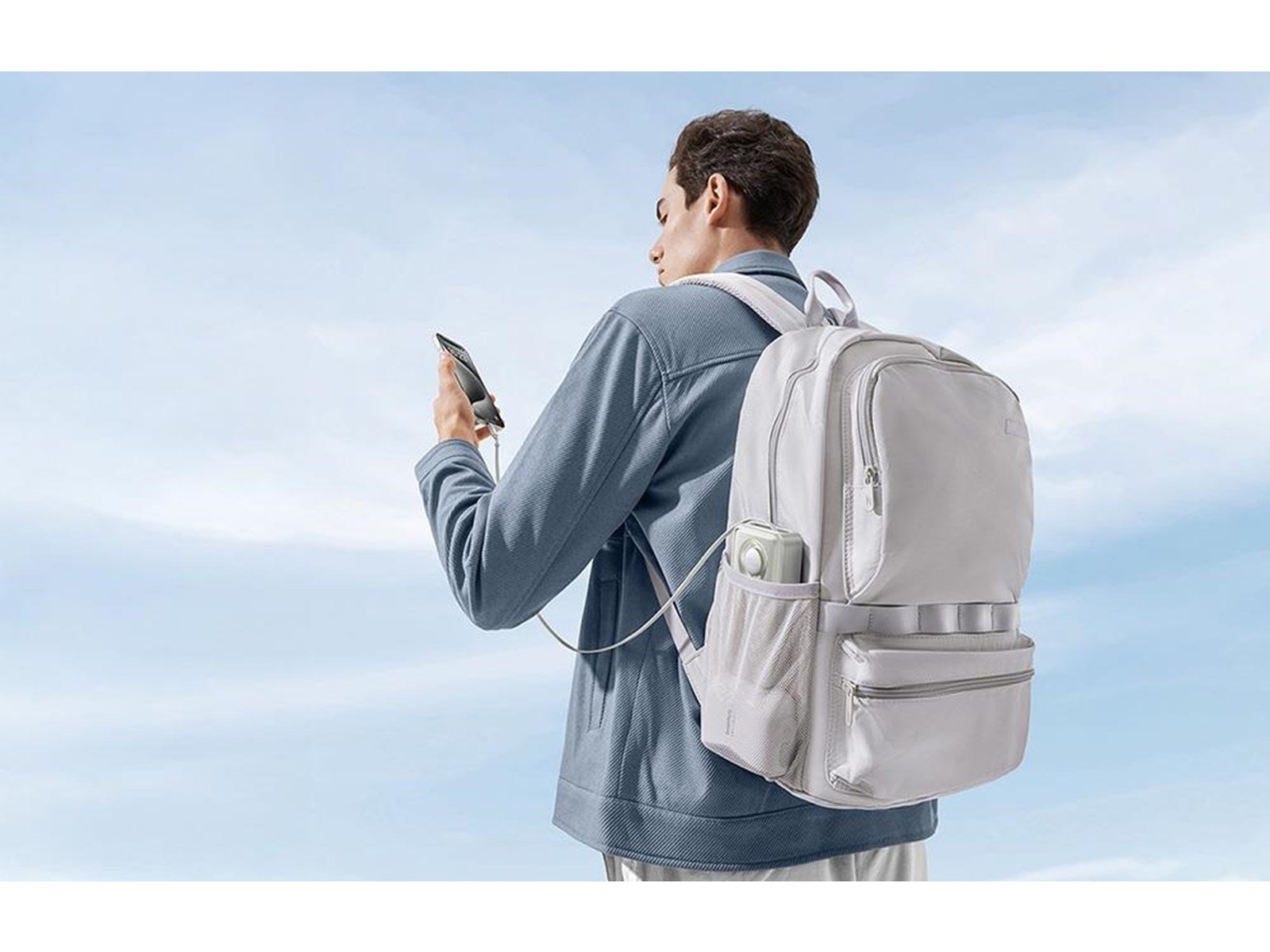 Baseus OS Free2Pull 65W Powerbank (Akku) - Grau - 20000 mAh