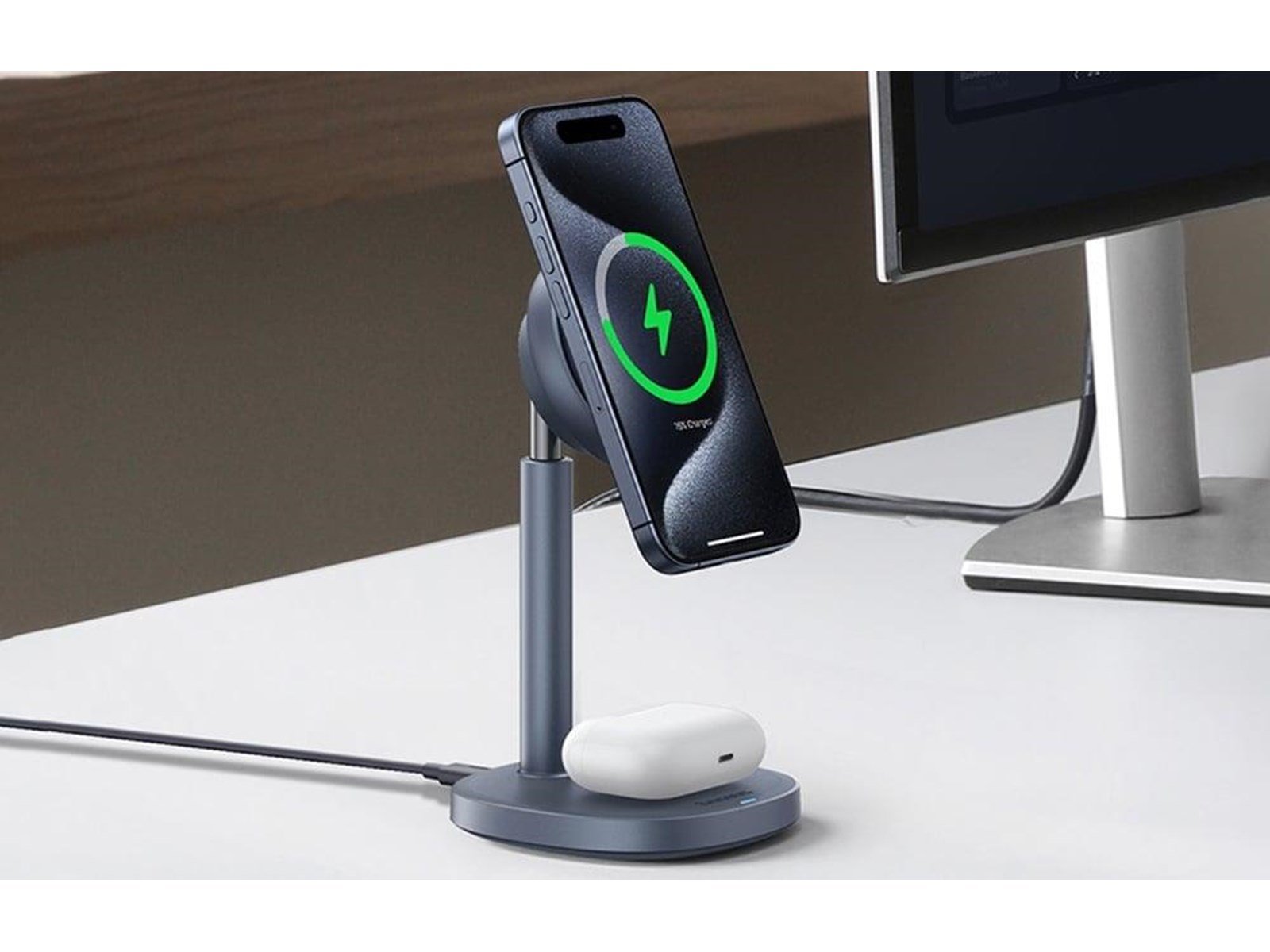Baseus Inductive Charger Stand Orbit 2 Pro Qi2 20W Gray