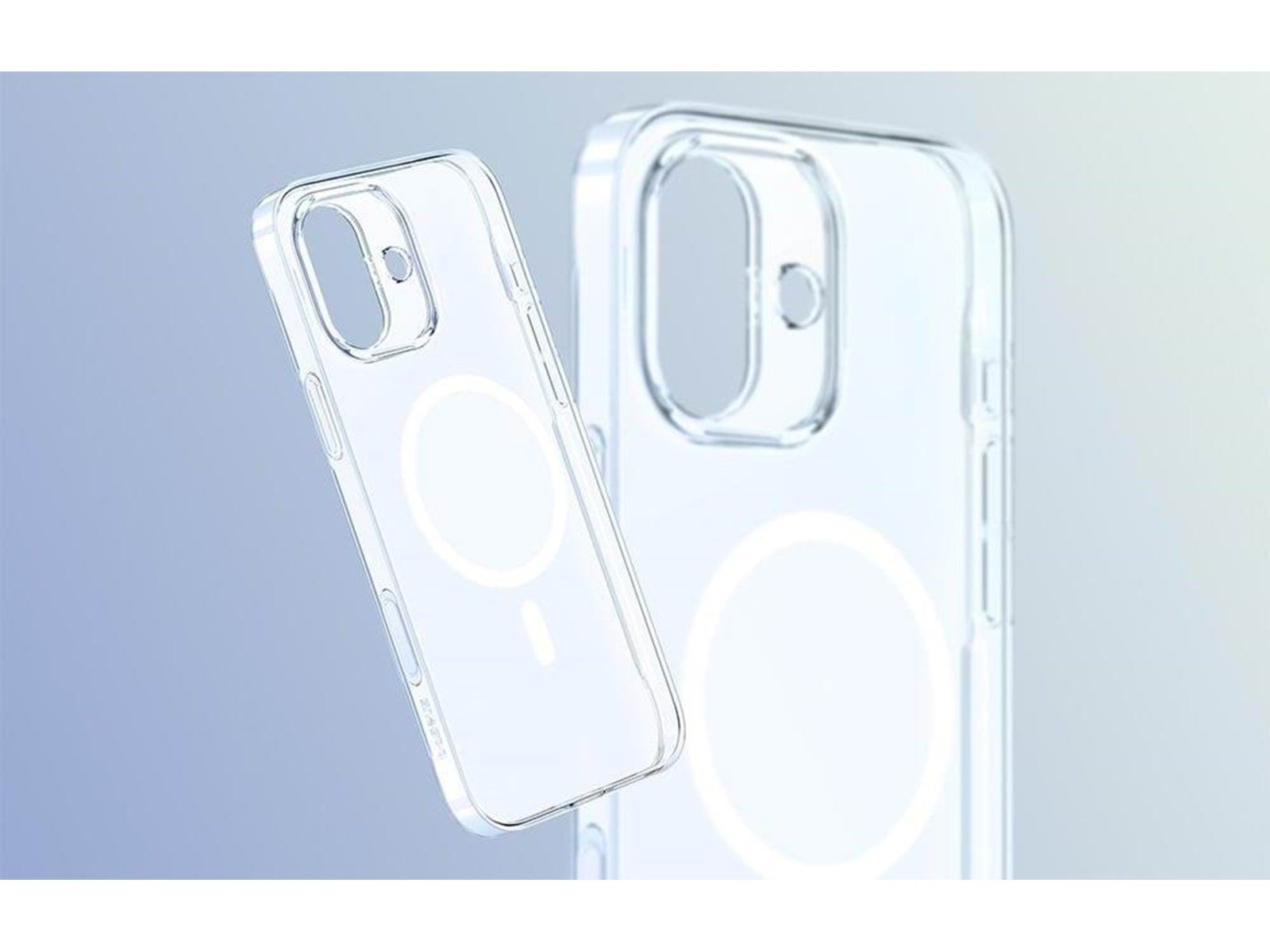 Baseus TouchButton Magnetic Phone Case for iPhone 16 - Transparent