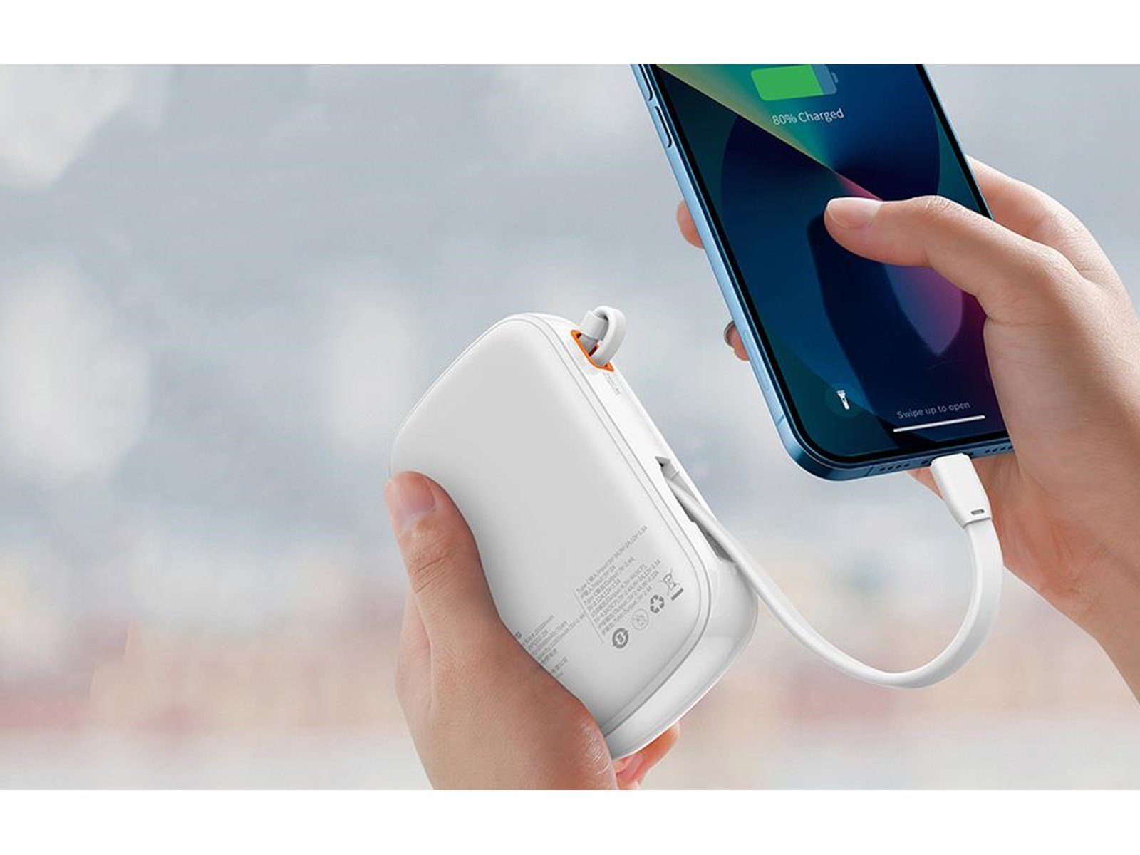 Baseus Qpow PRO Powerbank 20W Powerbank (Akku) - Weiß - 20000 mAh