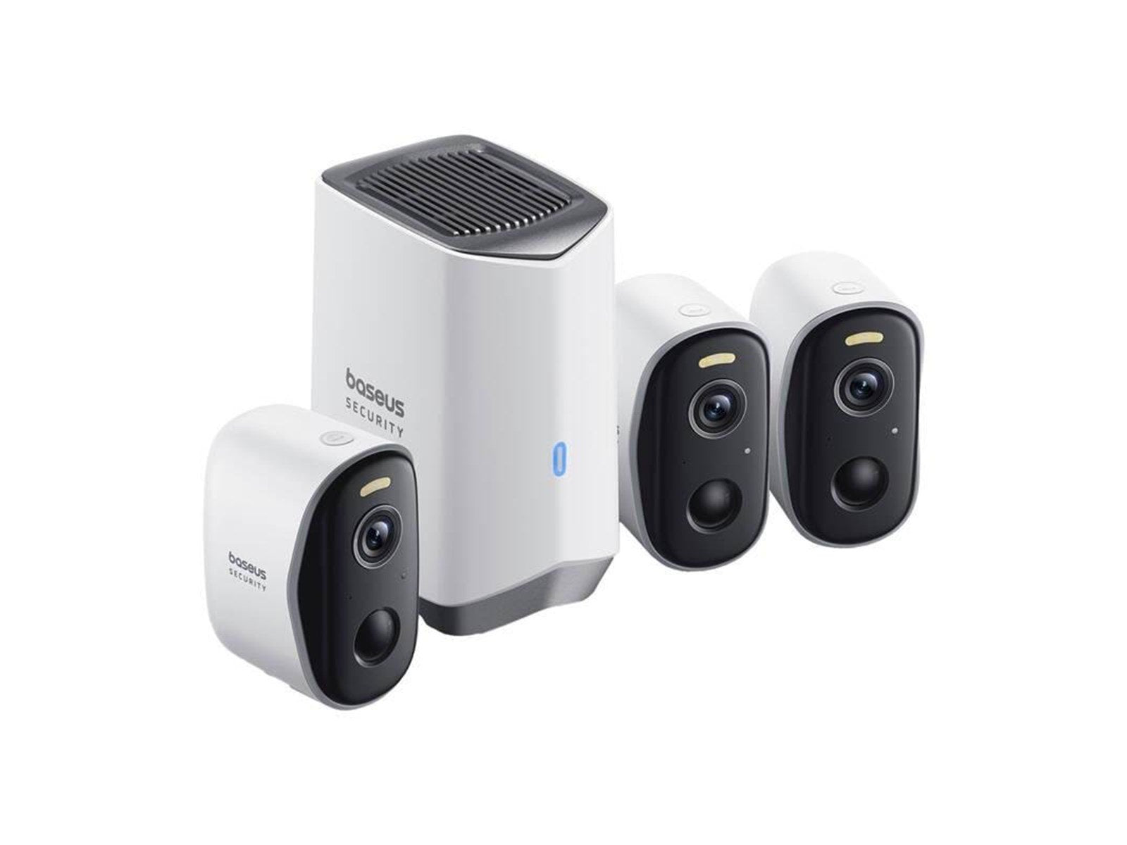 Baseus N1 2K Outdoor Camera Set of 3 - White